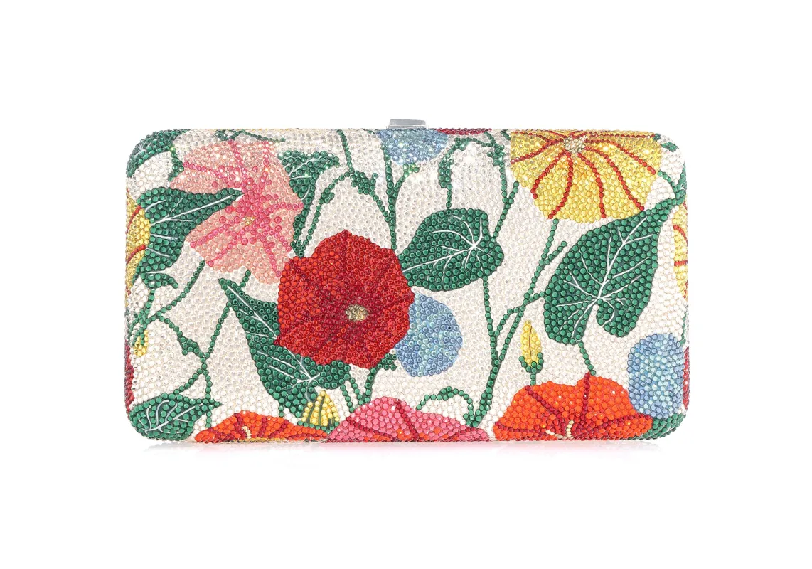 Smooth Rectangle Moon Flower sold by Judith Leiber