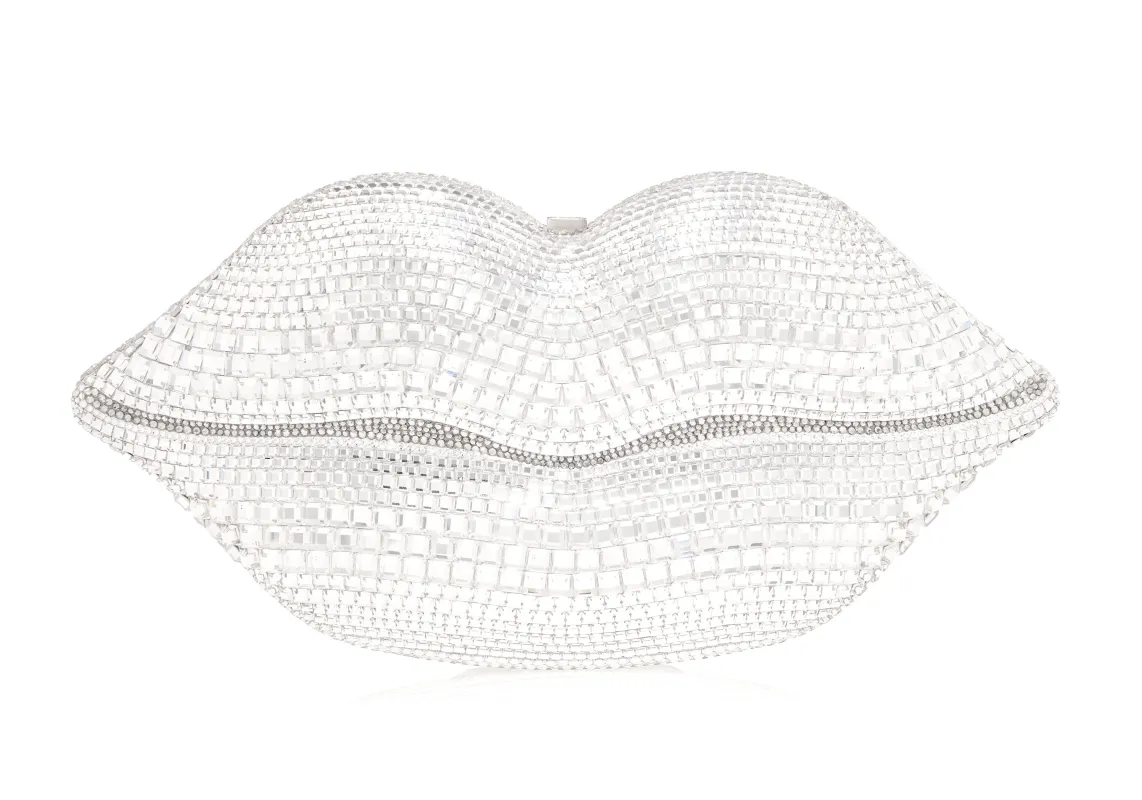 Lips Disco Lips Clutch sold by Judith Leiber