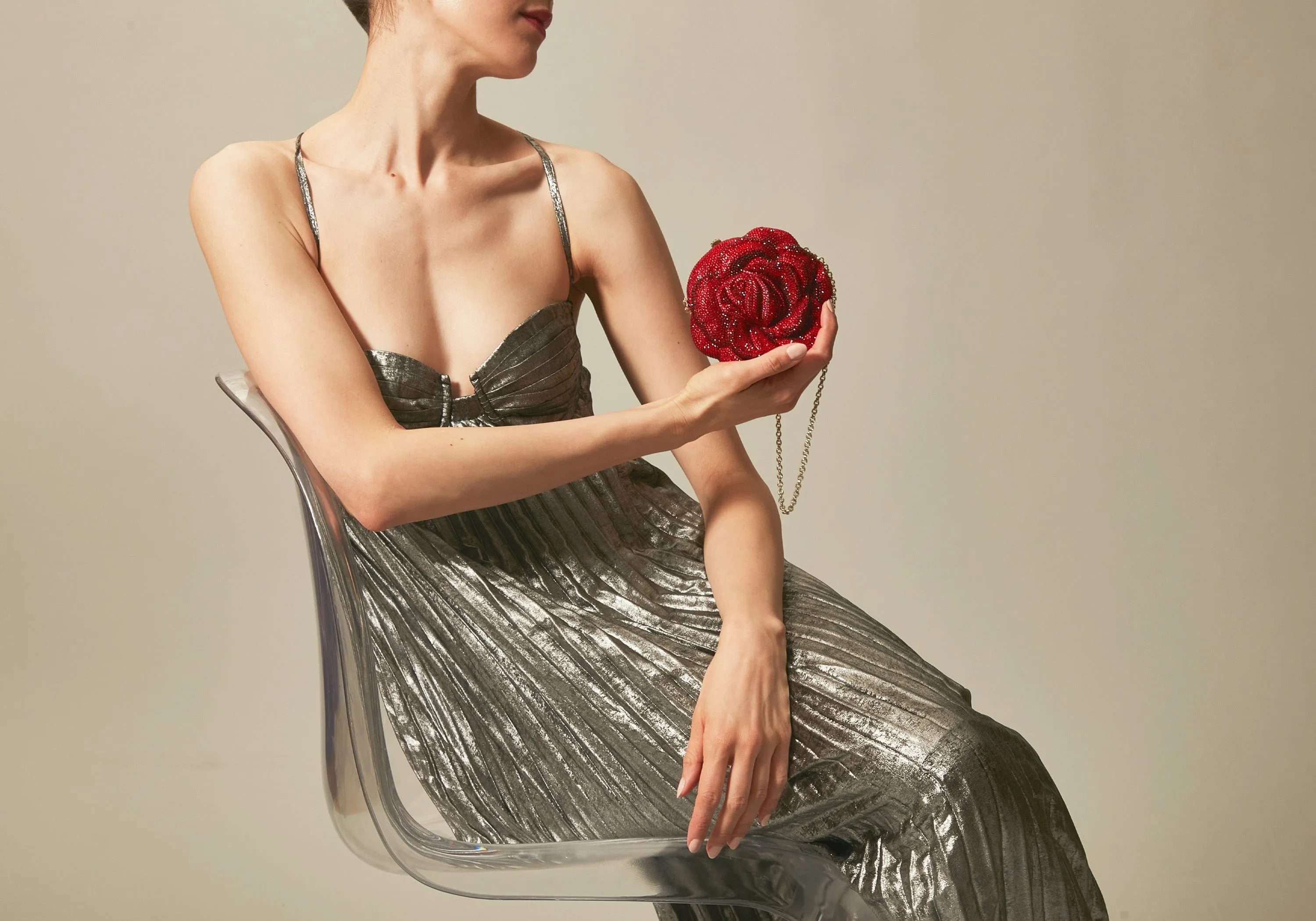 Rose American Beauty Handbag sold by Judith Leiber product image thumbnail 2