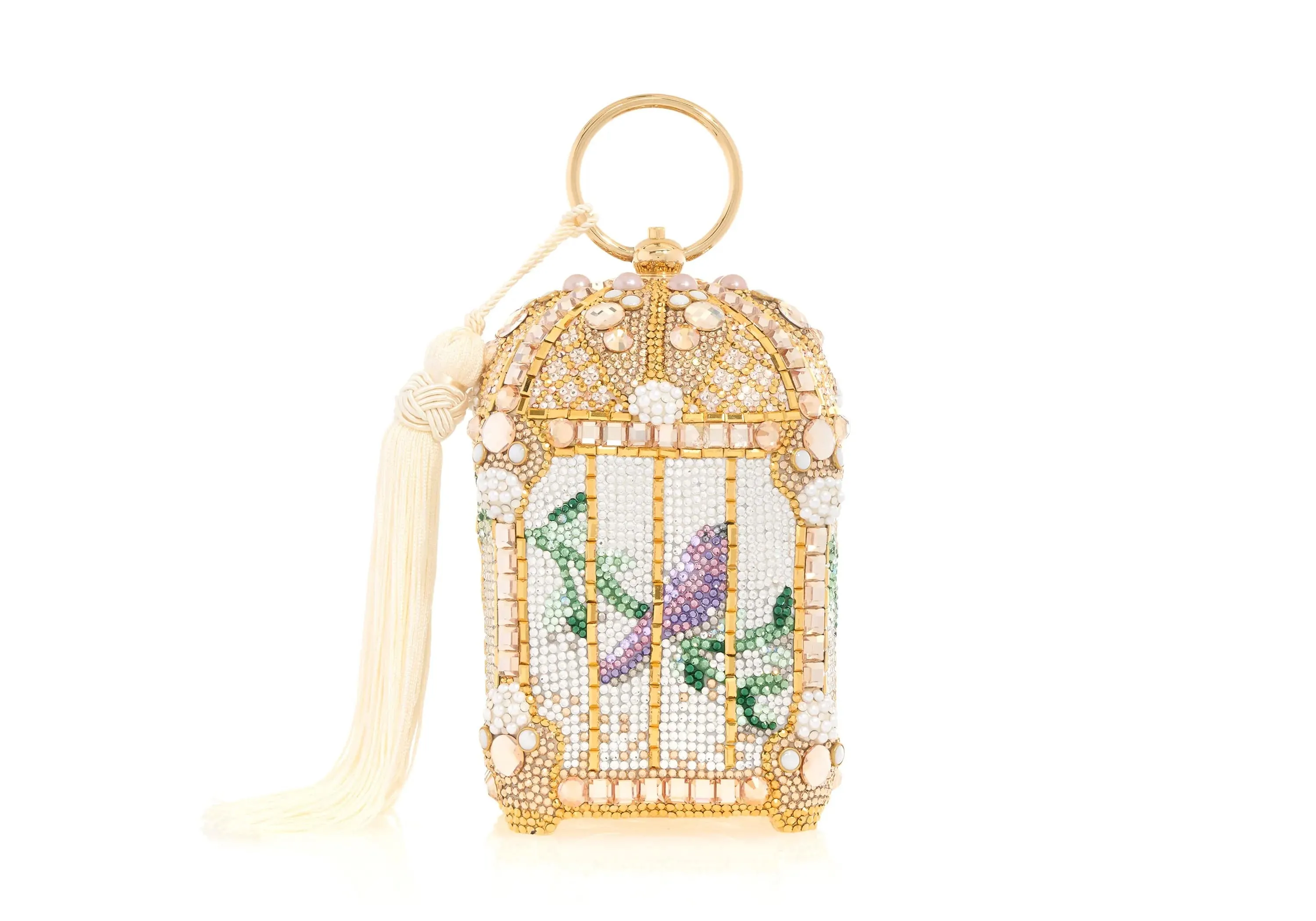 Birdcage Gilded Bag sold by Judith Leiber