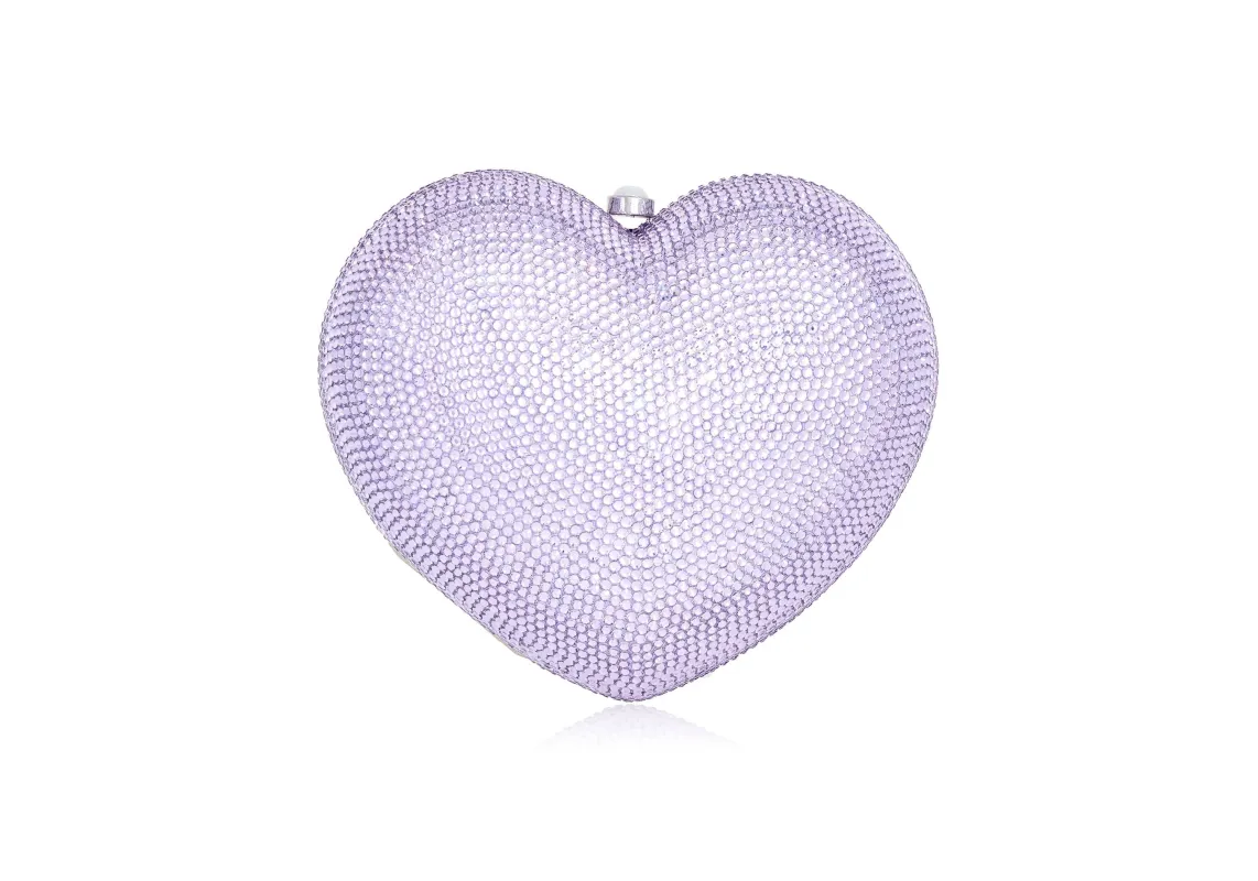 L'Amour Petit Coeur Violet sold by Judith Leiber