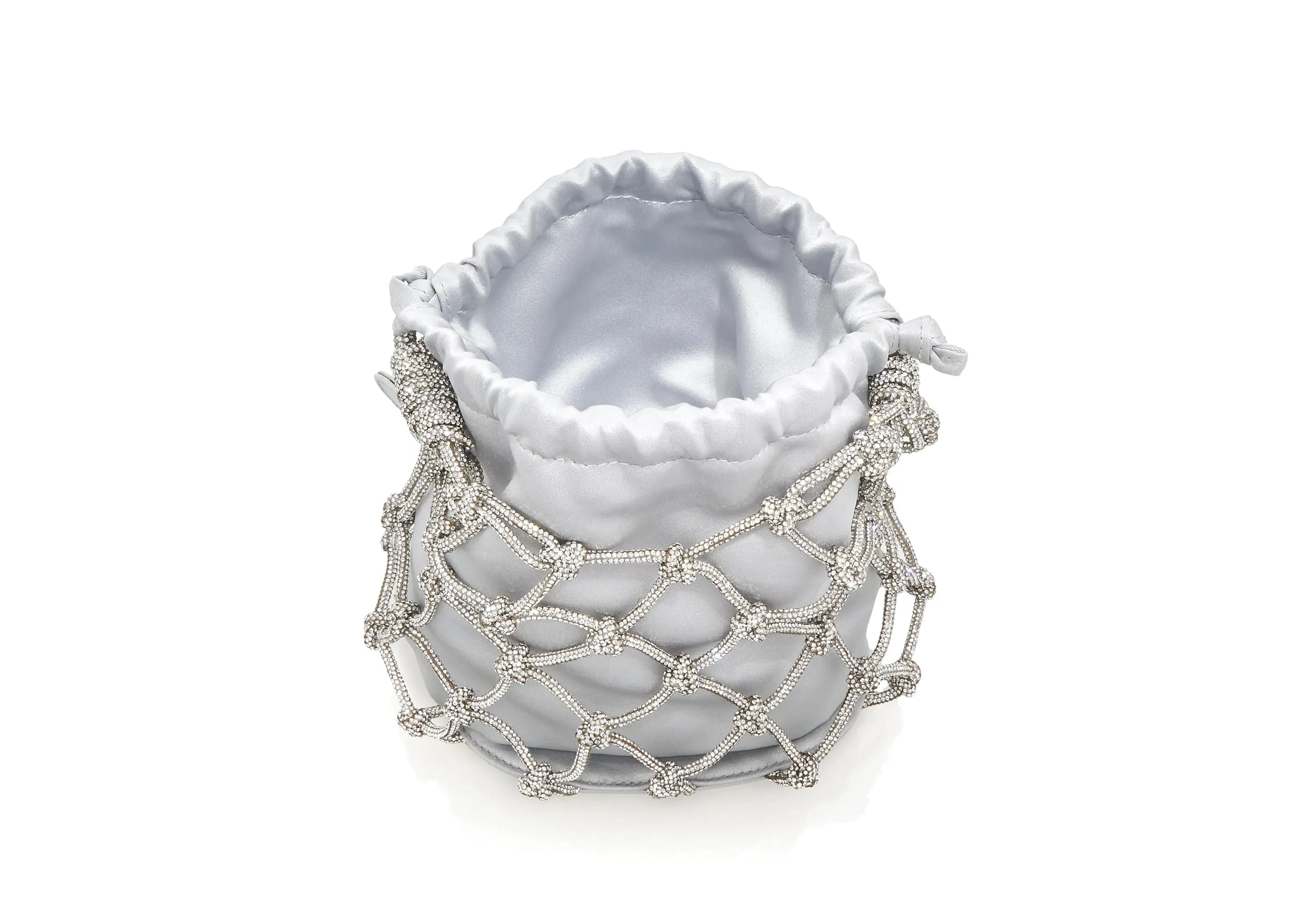 Sparkle Net Pouch Silver sold by Judith Leiber product image thumbnail 3