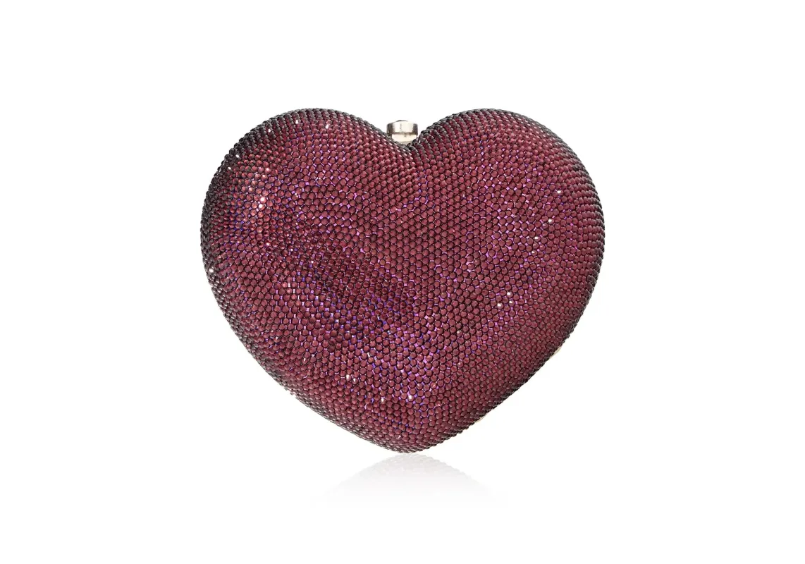 L'Amour Petit Coeur Amethyst sold by Judith Leiber