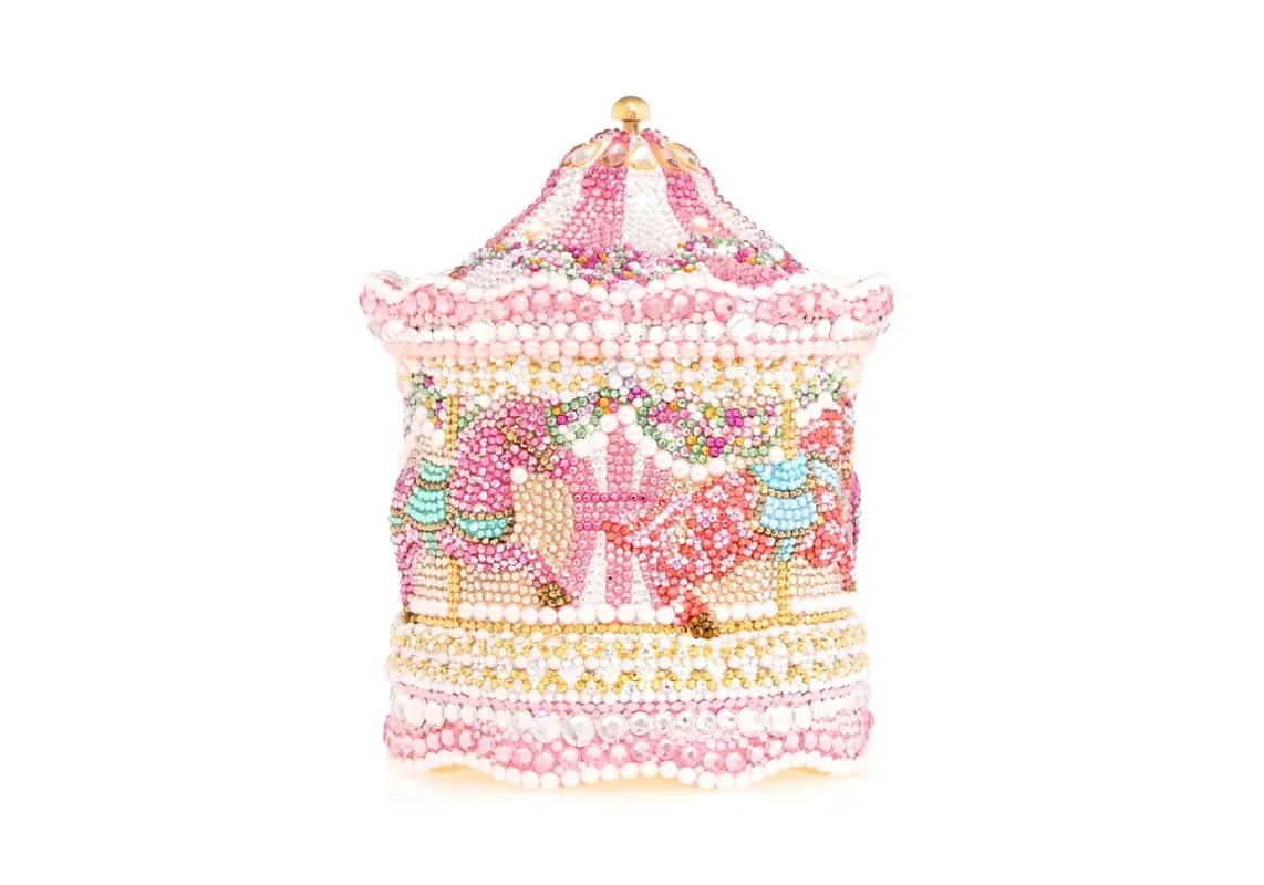 Pink Ponies Carousel sold by Judith Leiber