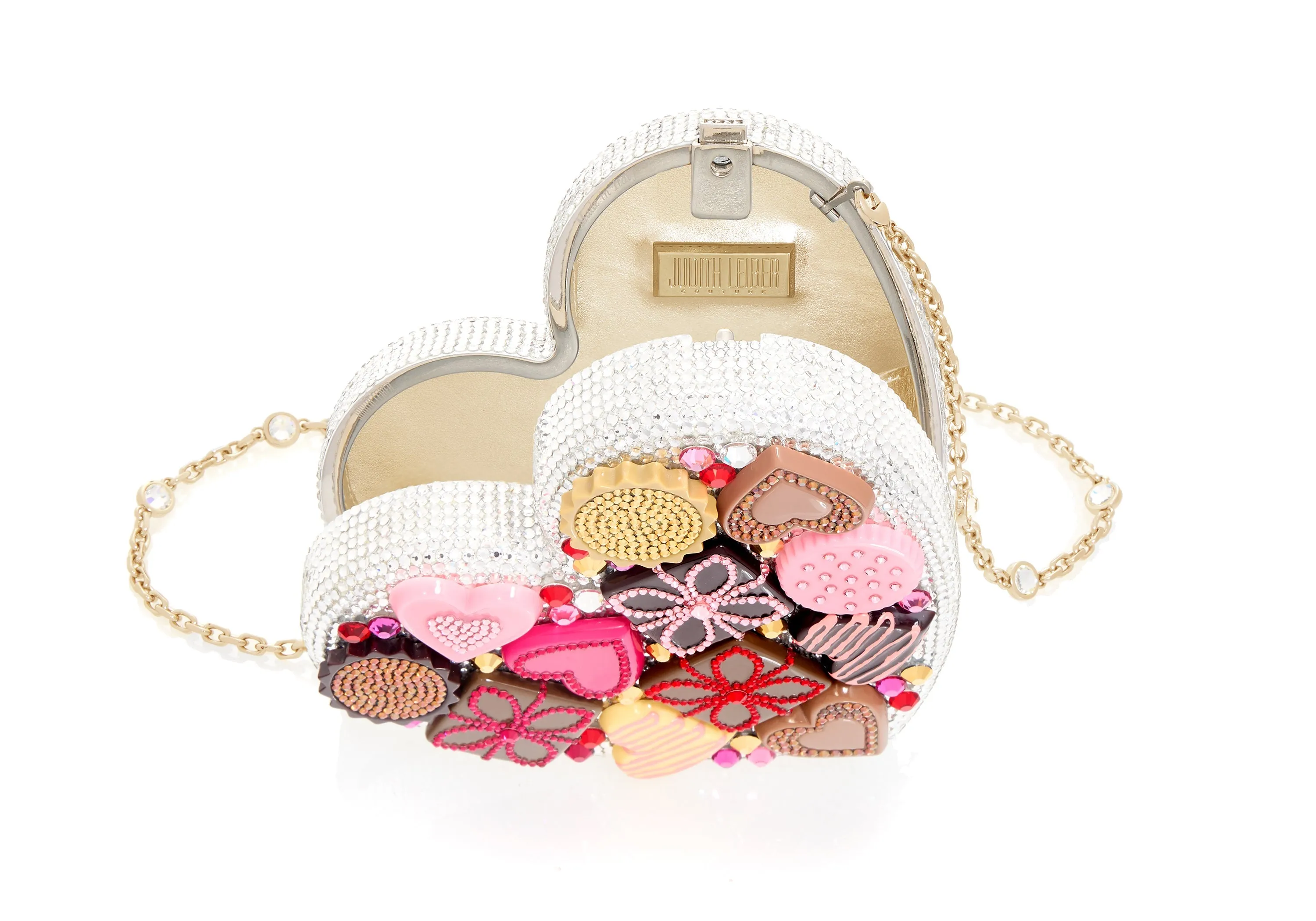 Heart Chocolate Box Clutch sold by Judith Leiber product image thumbnail 3