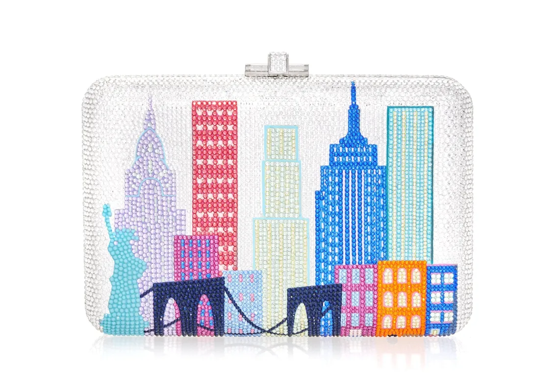 Slim Slide New York Skyline made by Judith Leiber