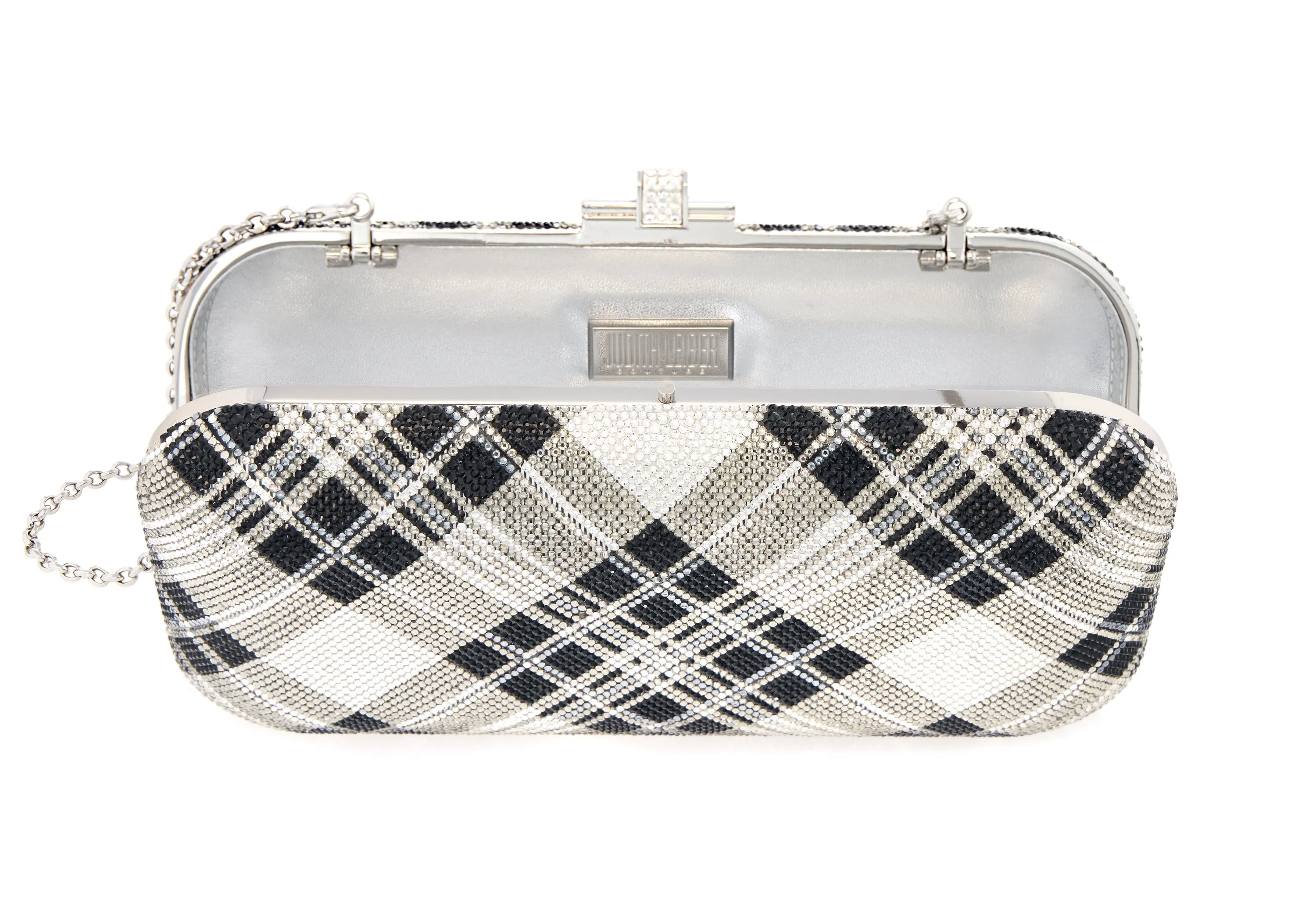 Long Slide Bias Tartan sold by Judith Leiber product image thumbnail 3