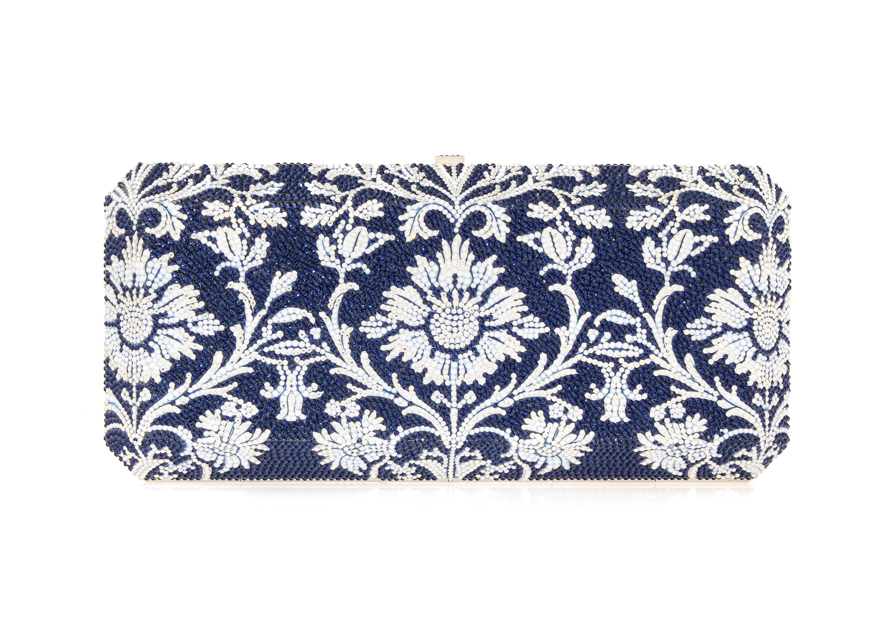 Slim Rectangle Trellis sold by Judith Leiber