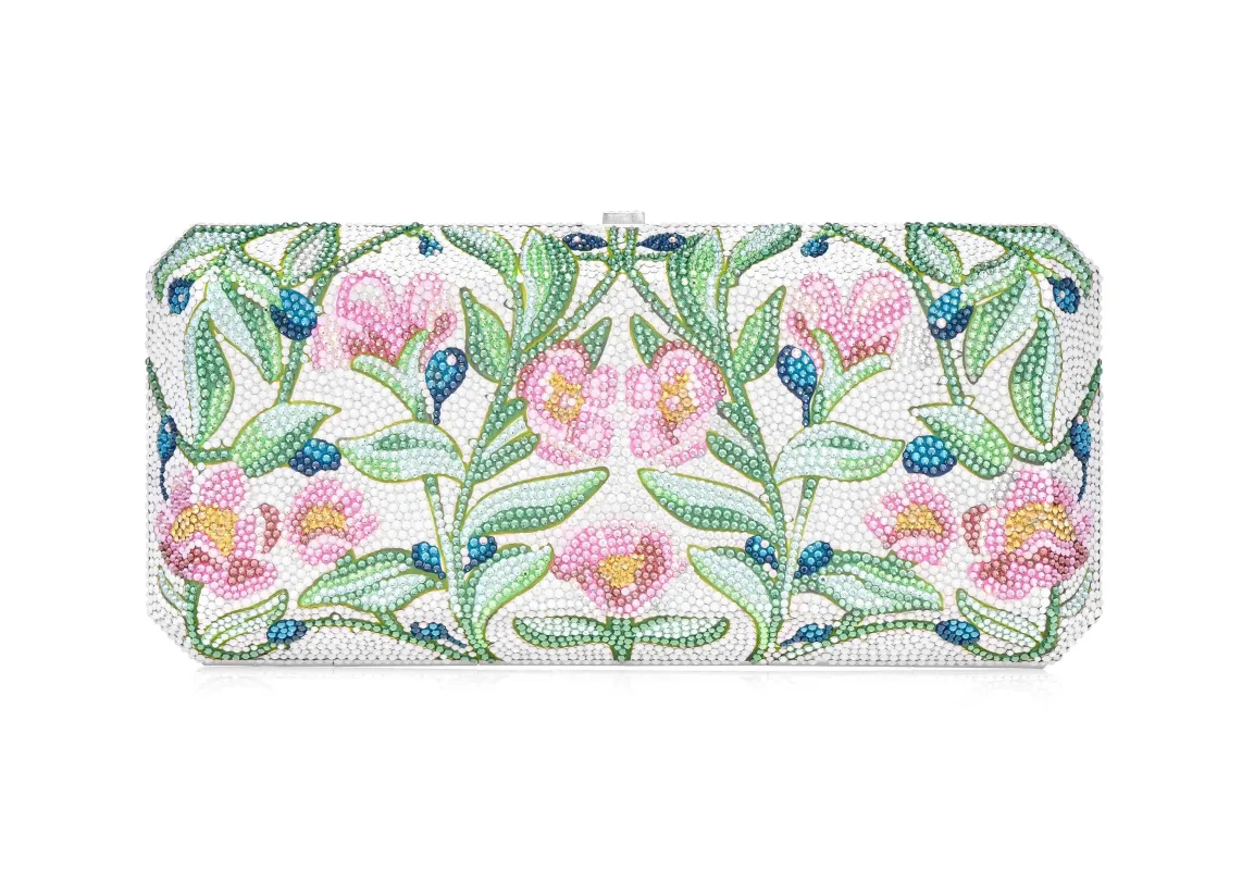 Slim Rectangle Flowery Dale sold by Judith Leiber