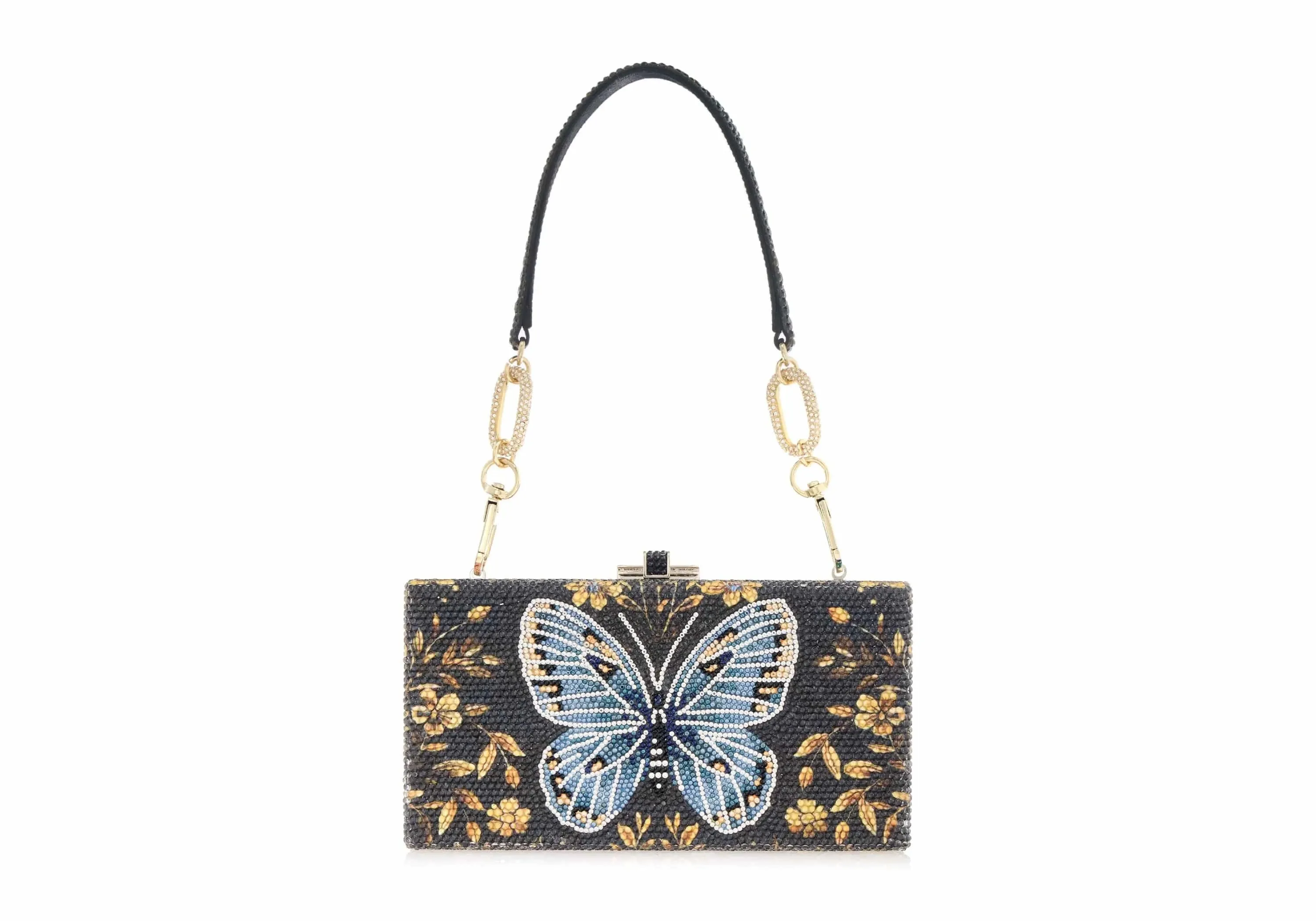 Sleek Rectangle Midnight Butterfly sold by Judith Leiber product image thumbnail 4