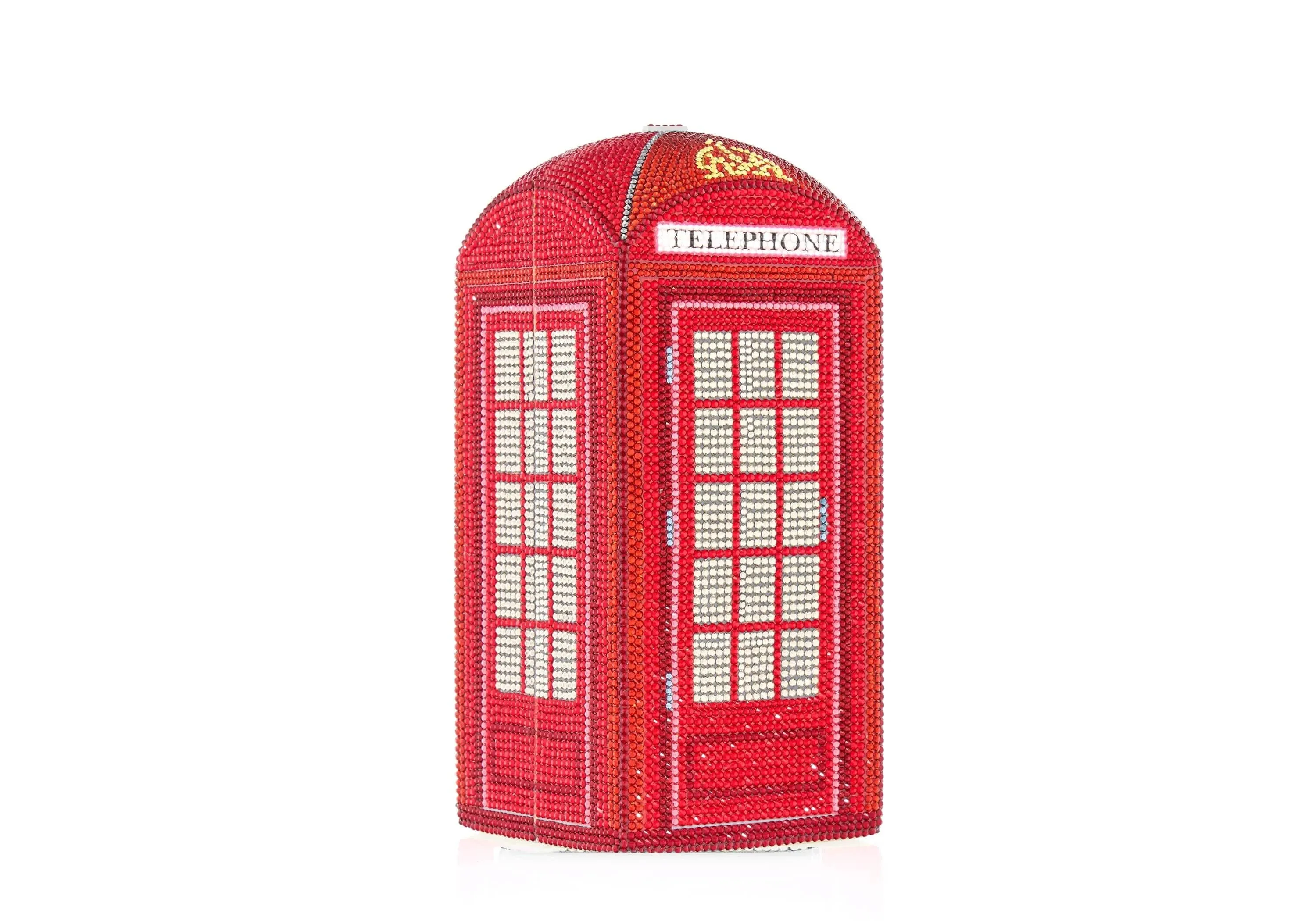 Rectangle Dome London Call Red sold by Judith Leiber product image thumbnail 4