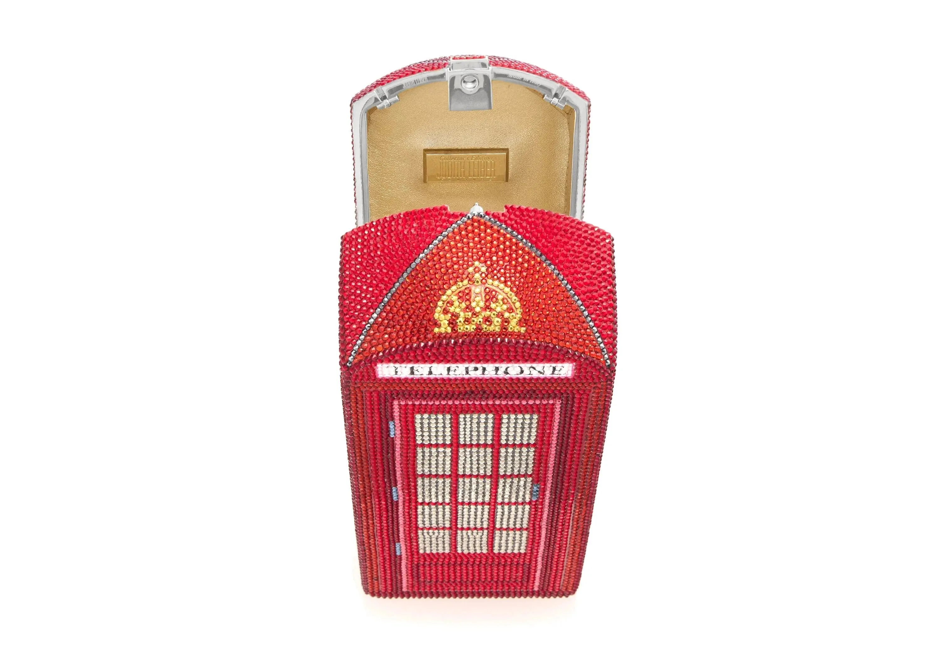 Rectangle Dome London Call Red sold by Judith Leiber product image thumbnail 3