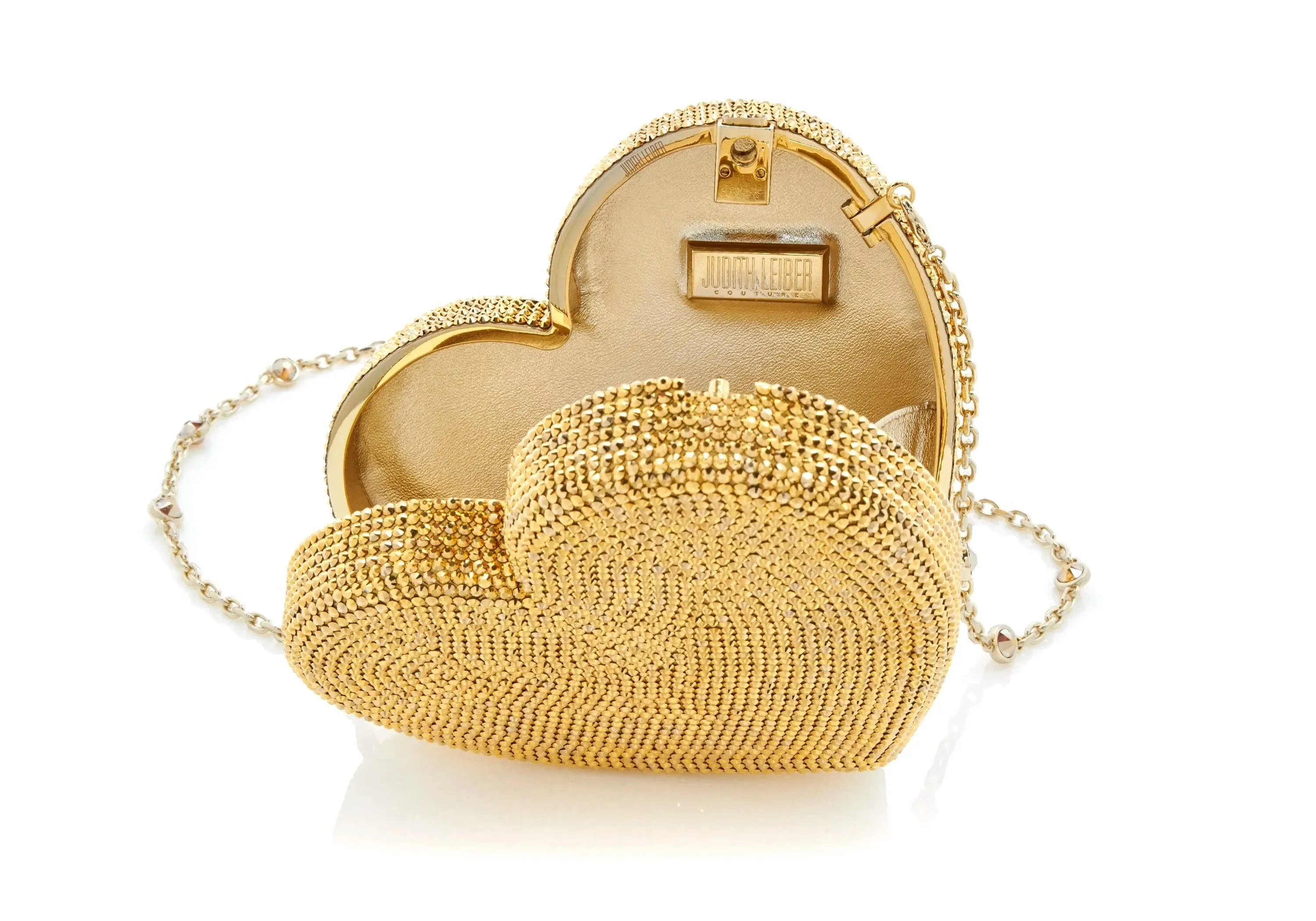 Heart Clutch Gold sold by Judith Leiber product image thumbnail 3