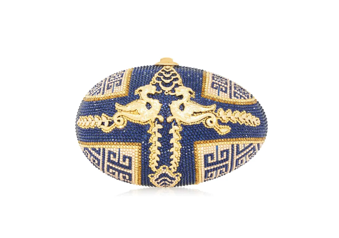 Dragon's Egg Dragon Realm Navy sold by Judith Leiber