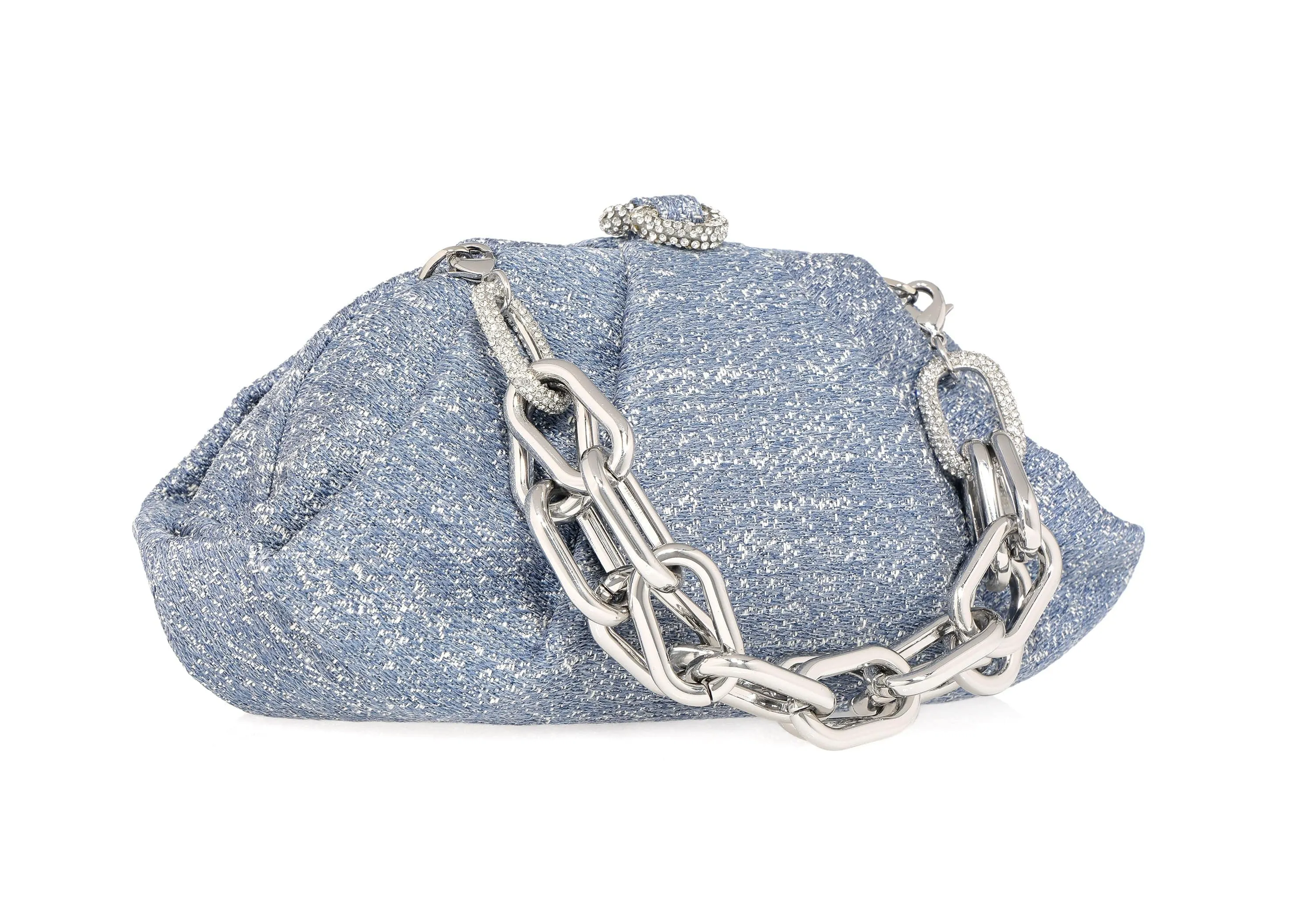 Gemma Sparkle Denim Sky Blue sold by Judith Leiber product image thumbnail 4