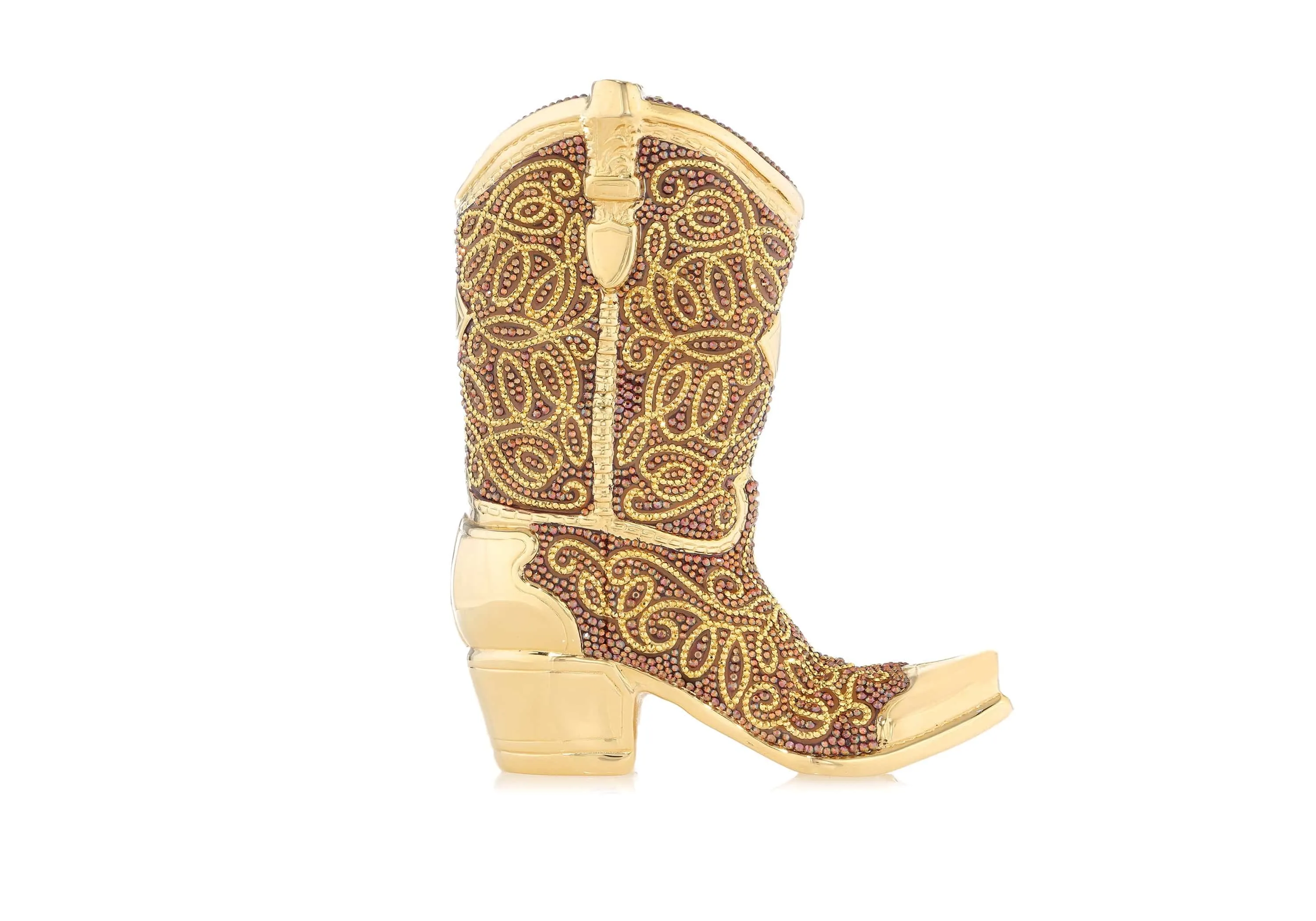 Cowboy Boot Austin Brown sold by Judith Leiber
