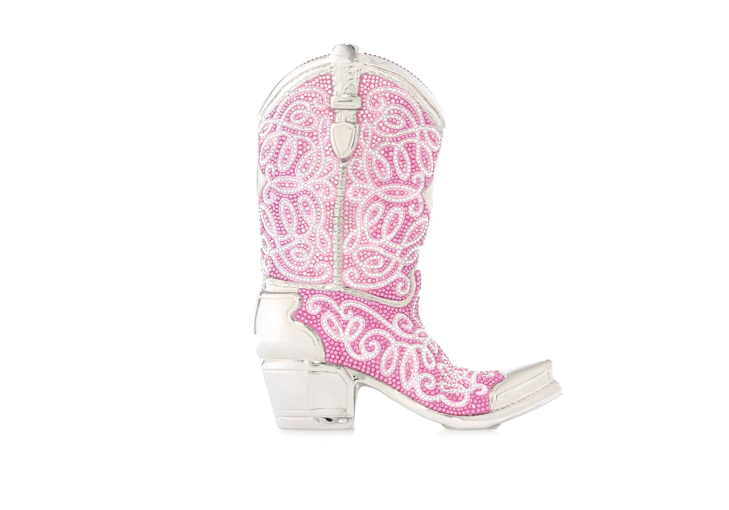 Cowboy Boot Austin Pink Purse sold by Judith Leiber