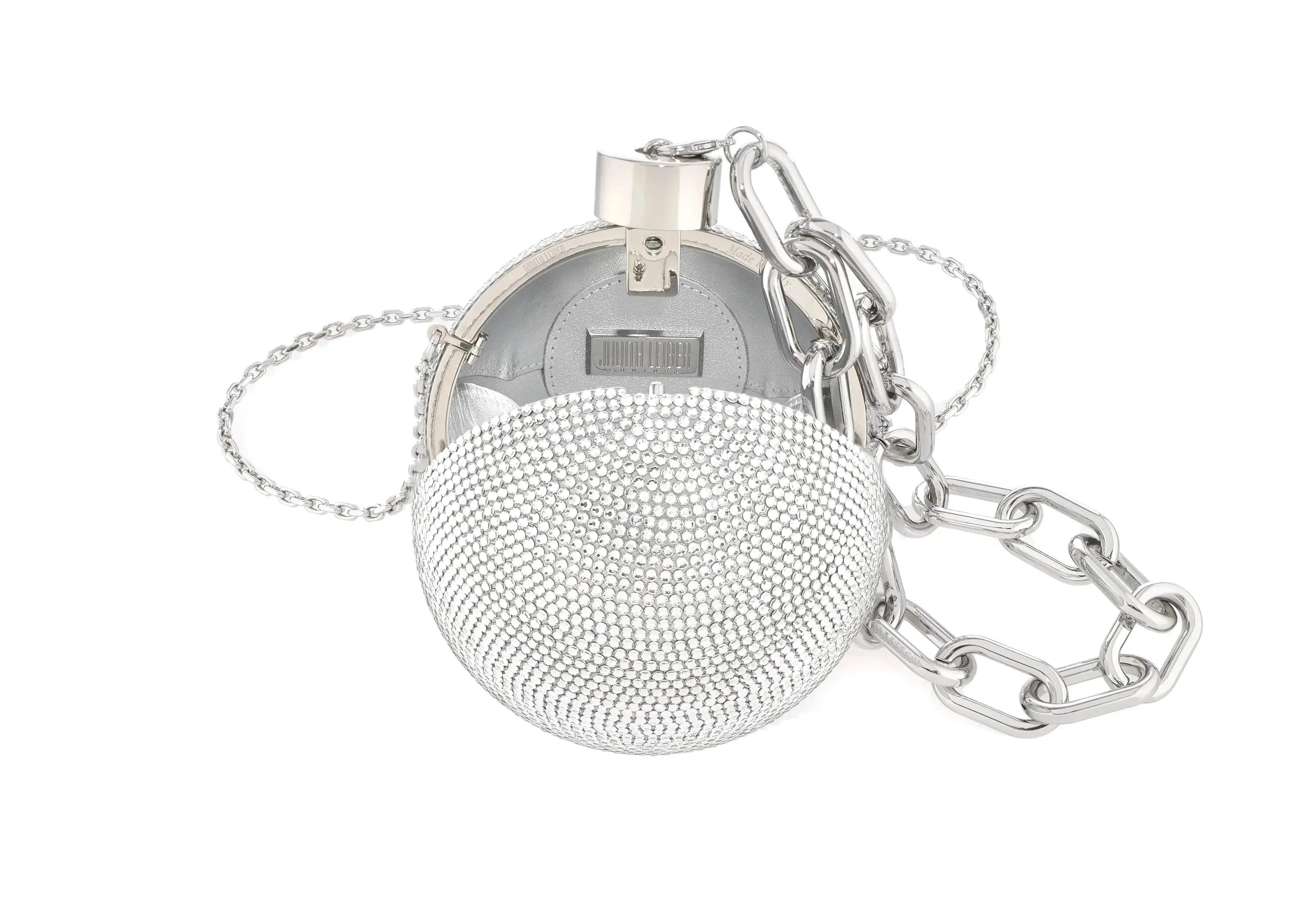Sphere Ball and Chain Silver sold by Judith Leiber product image thumbnail 3