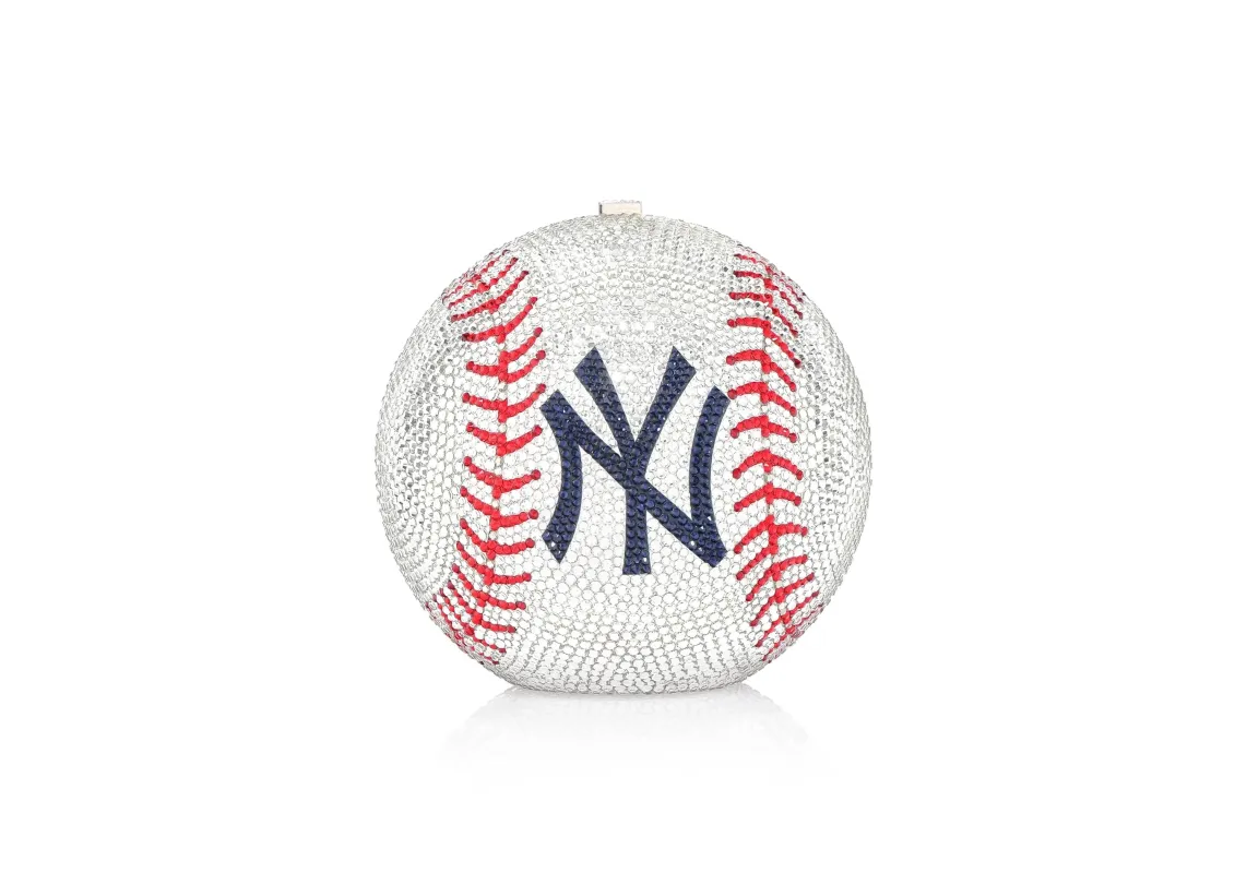 New York Yankees™ Baseball Clutch sold by Judith Leiber