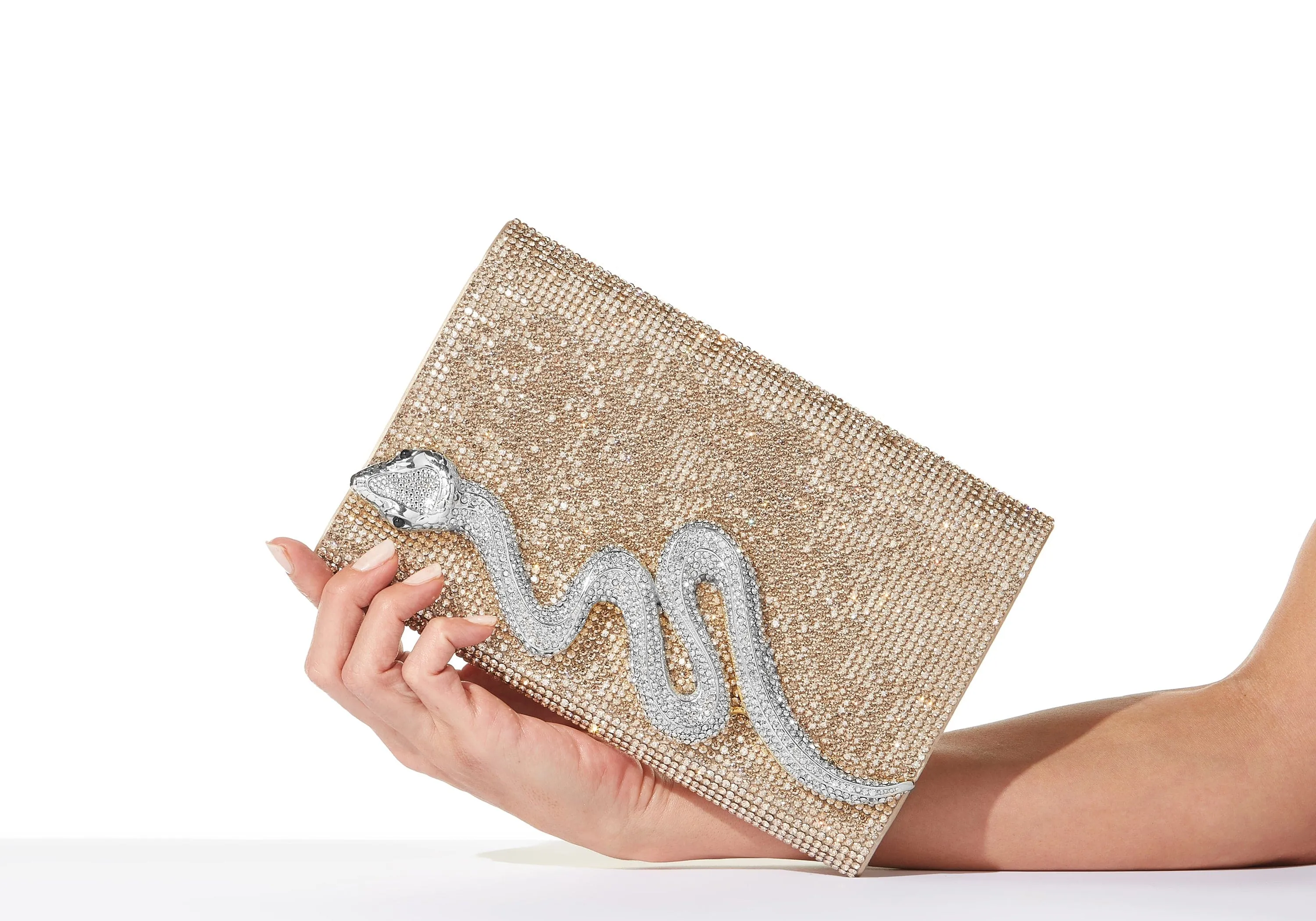 Serpent Crystal Clutch Champagne sold by Judith Leiber product image thumbnail 2