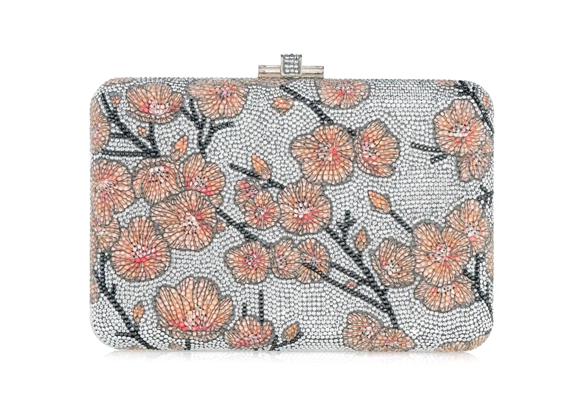 Slim Slide Spring Cherry sold by Judith Leiber