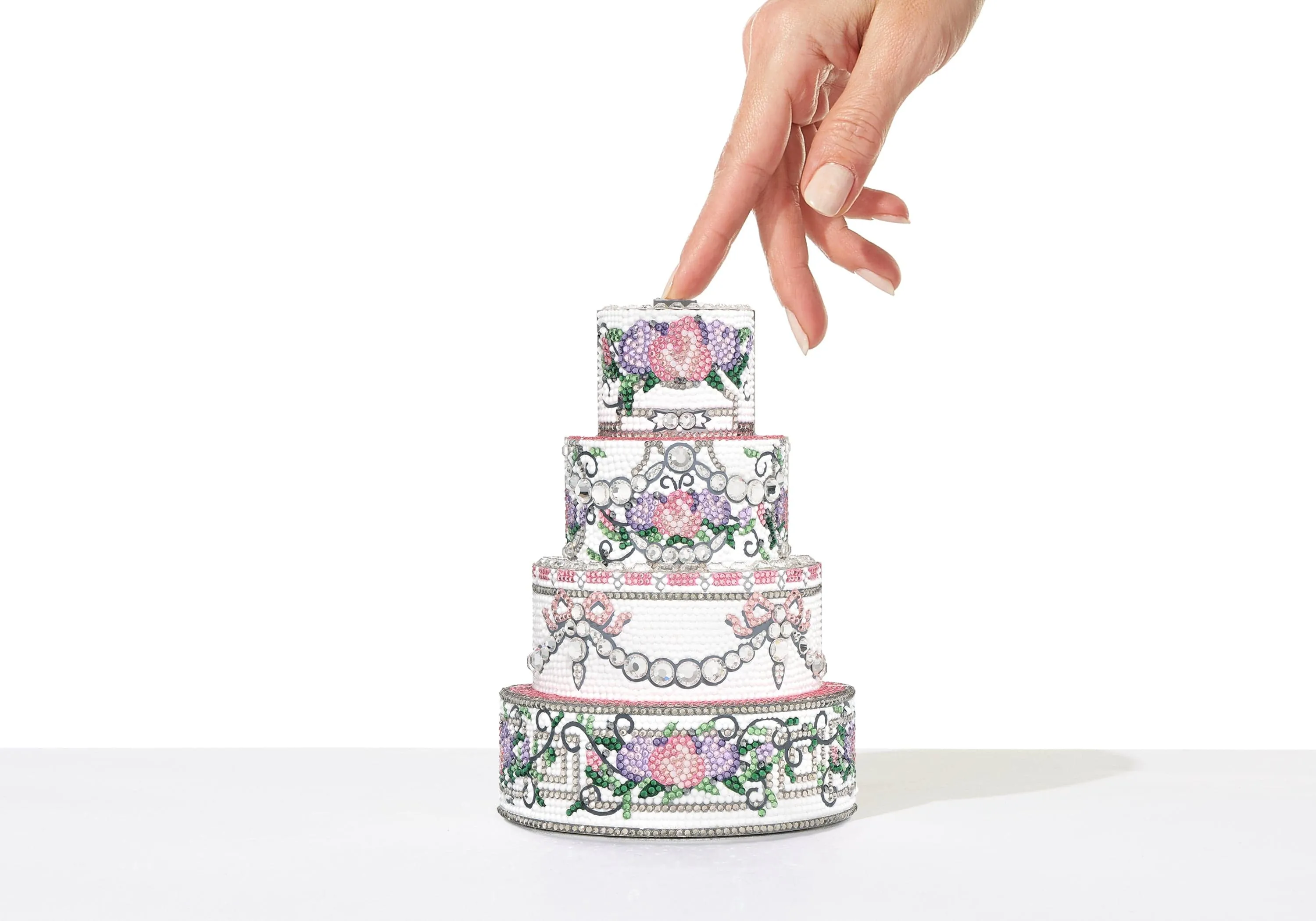 Tiered Cake Tie The Knot sold by Judith Leiber product image thumbnail 2