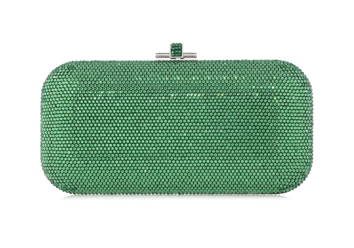 Long Slide Green sold by Judith Leiber