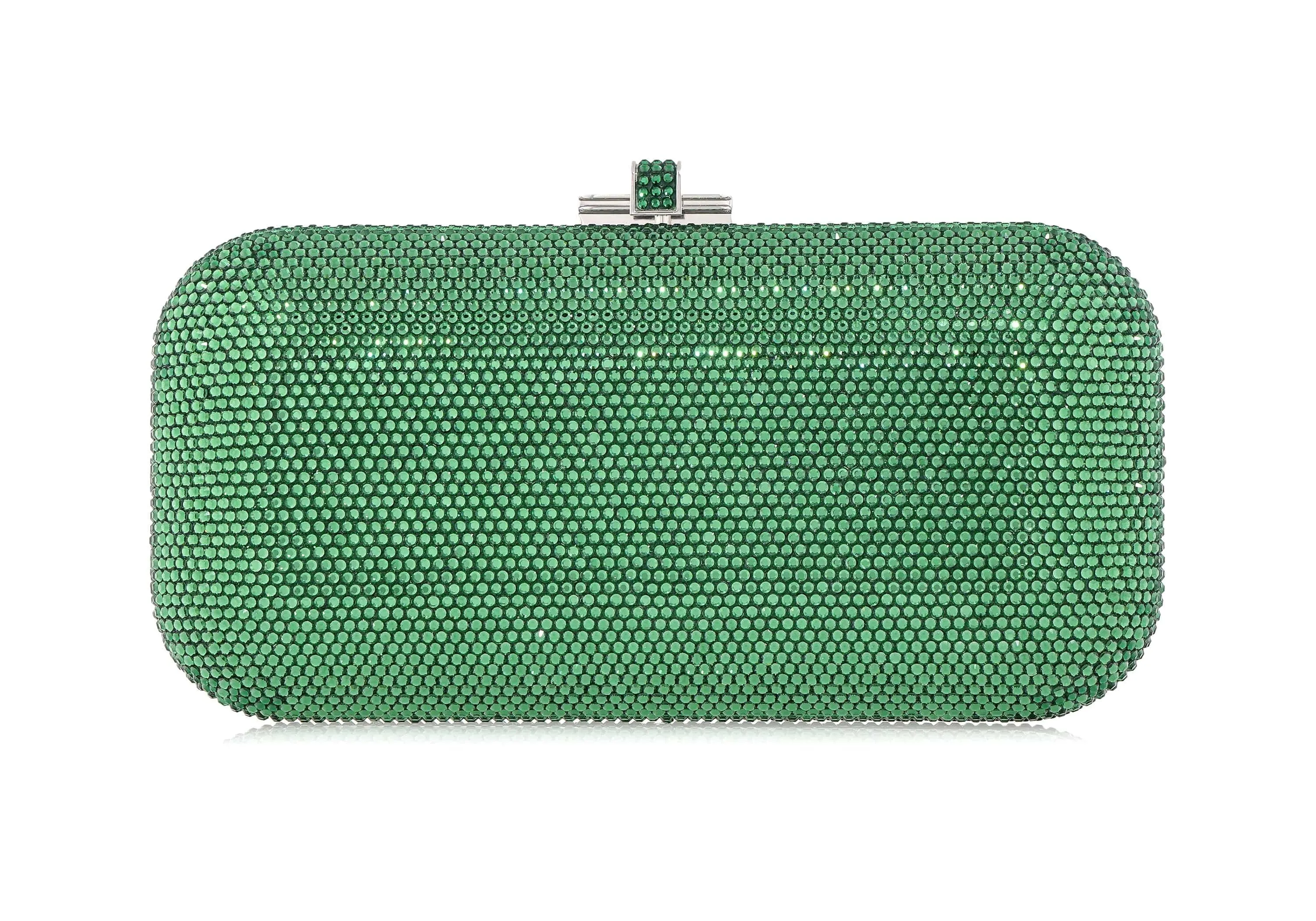 Long Slide Green sold by Judith Leiber