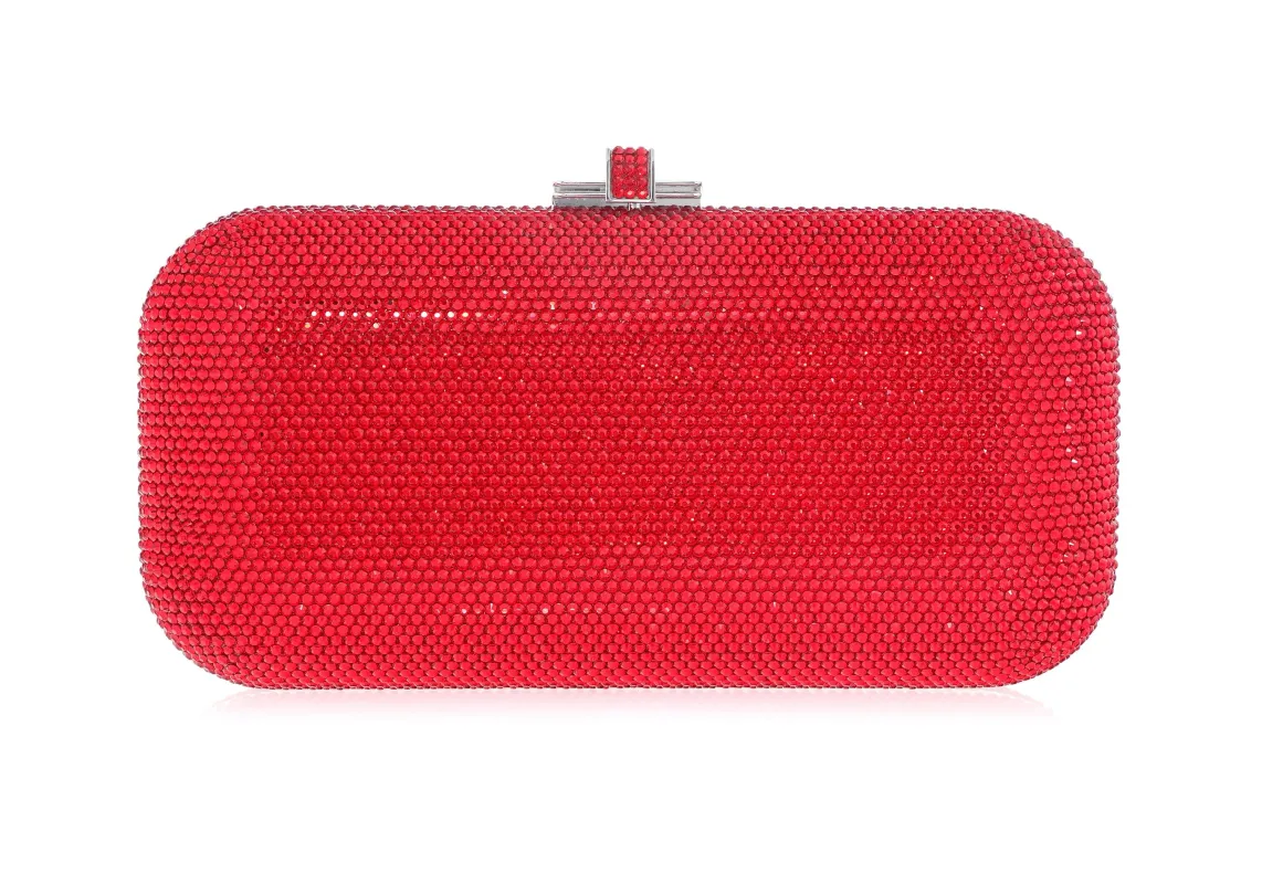 Long Slide Red sold by Judith Leiber