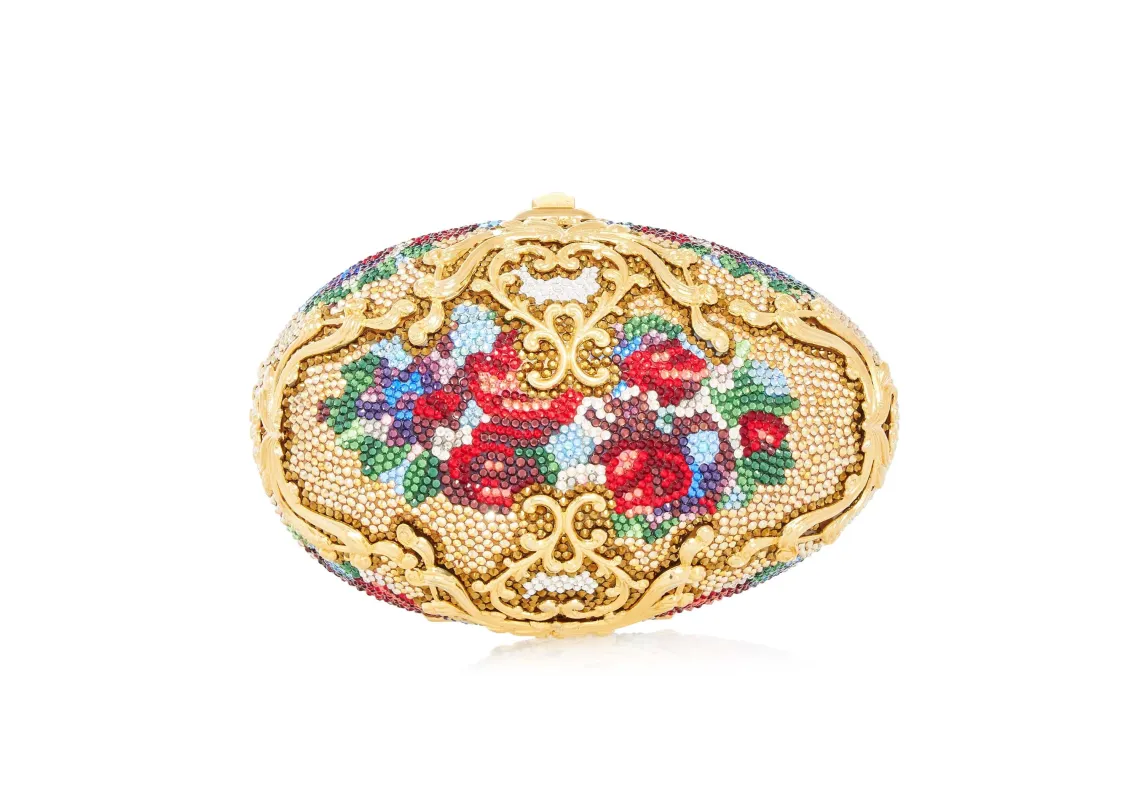 60th Anniversary Celebration Egg Filigree Savonnerie (Limited Edition 1970's) sold by Judith Leiber