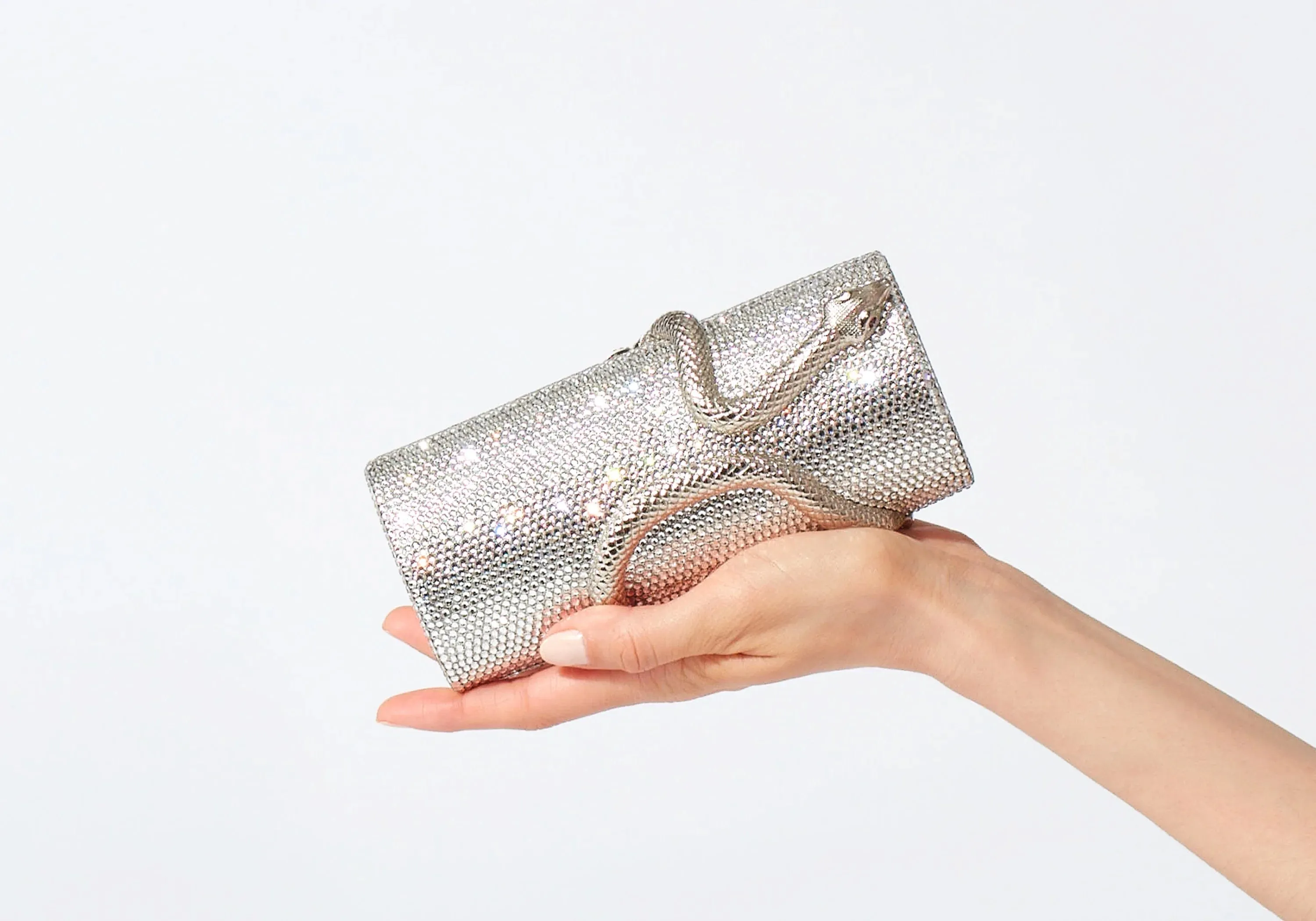 Spiral Snake Cylinder Silver sold by Judith Leiber product image thumbnail 2