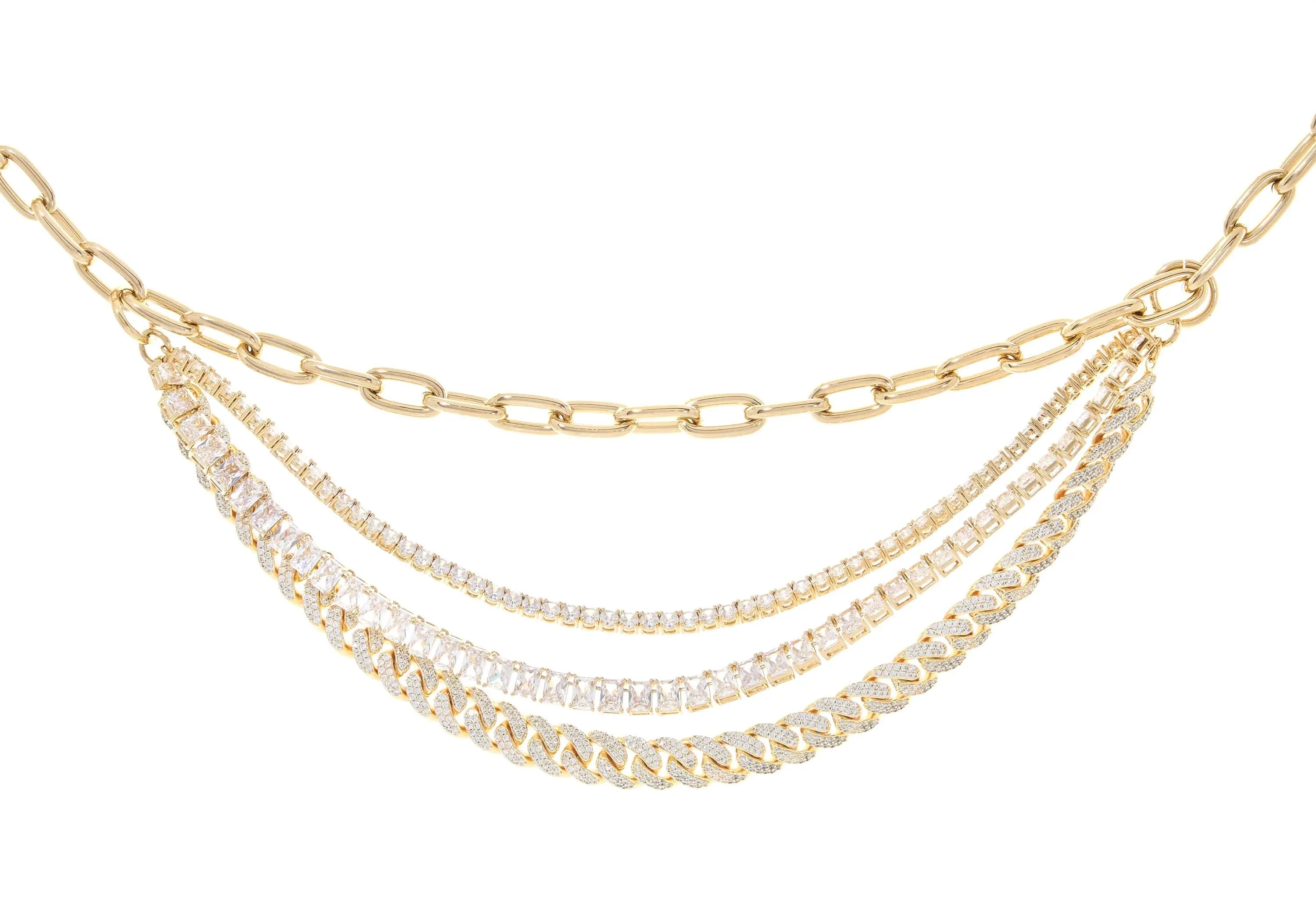 Triple Chain Belt Champagne sold by Judith Leiber product image thumbnail 4