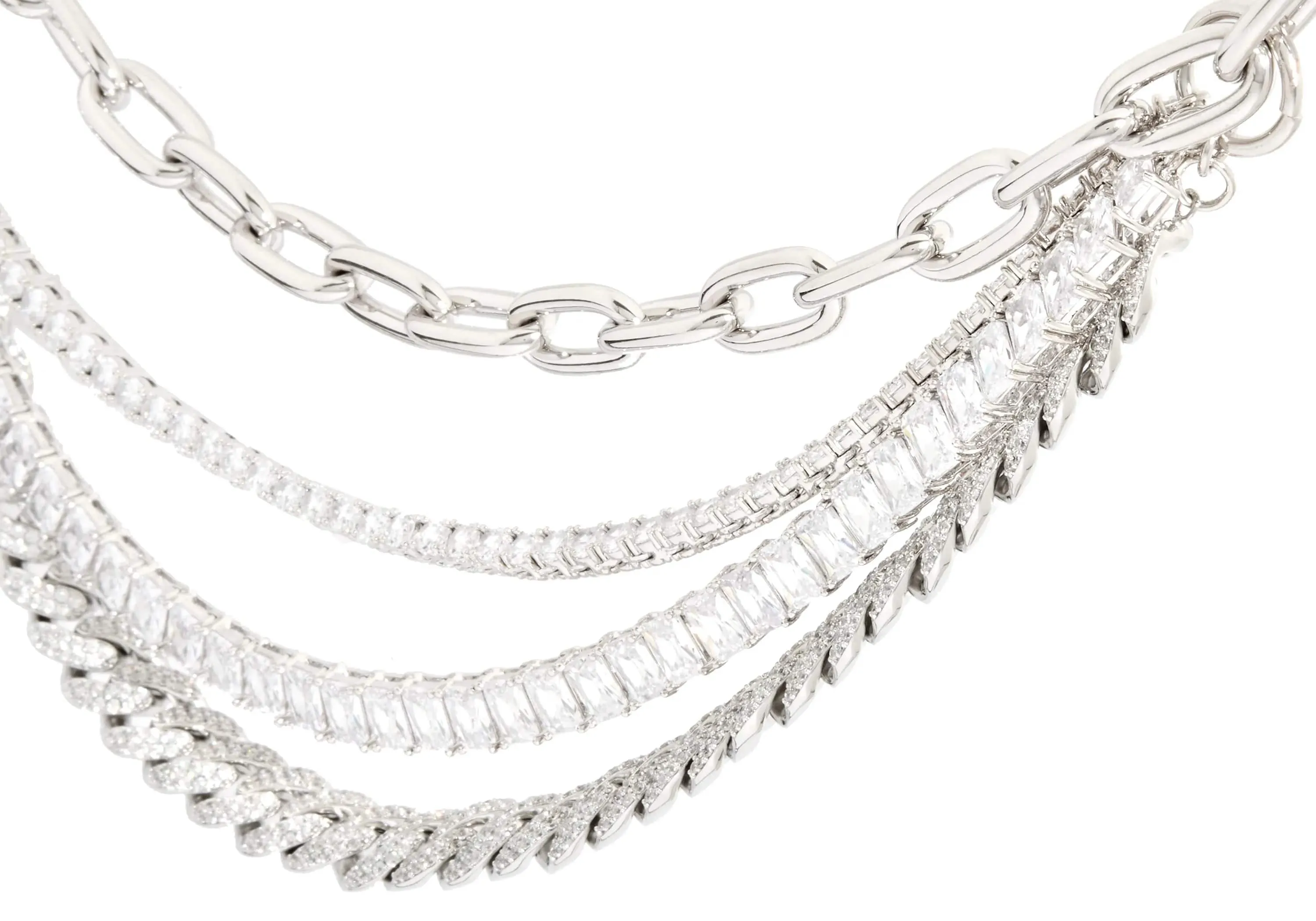 Triple Chain Belt Silver sold by Judith Leiber product image thumbnail 5