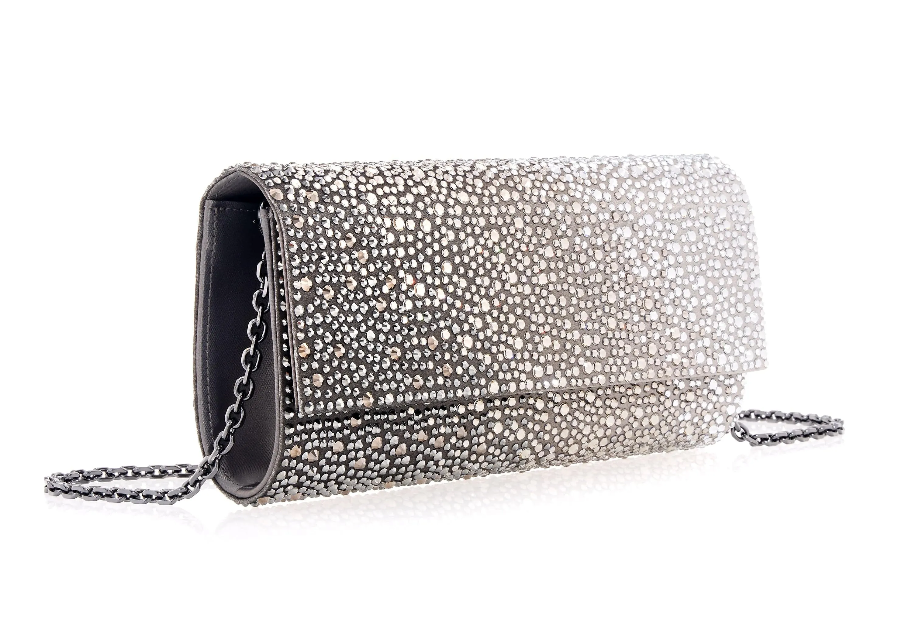 Perry Crystal Caviar Gradient Platinum sold by Judith Leiber product image thumbnail 4