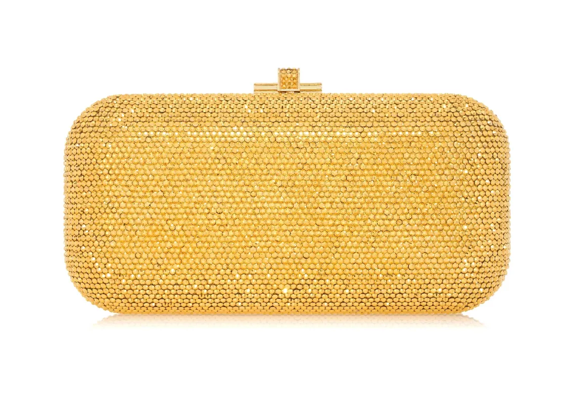 Long Slide Gold sold by Judith Leiber