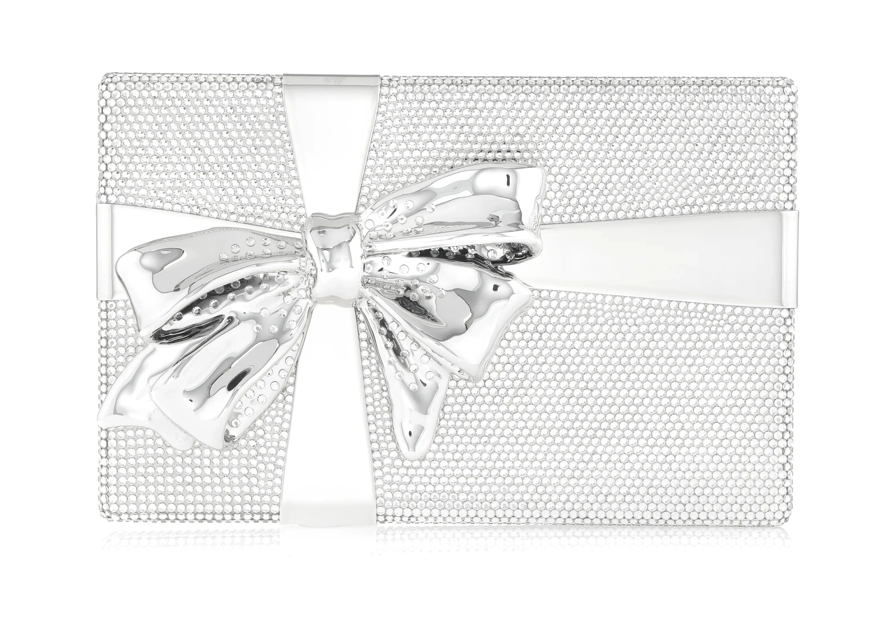 Gift Box Surprise Silver sold by Judith Leiber