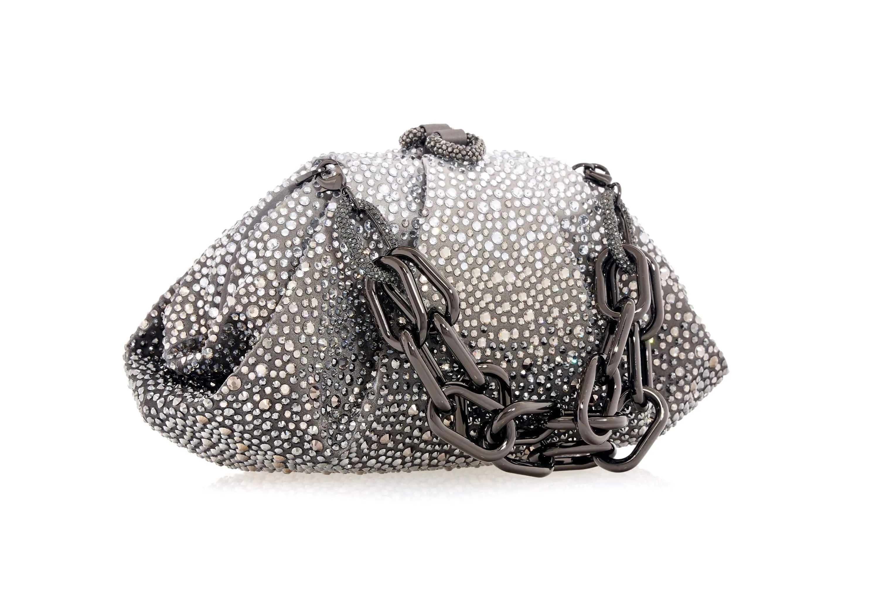 Gemma Crystal Caviar Platinum Gradient sold by Judith Leiber product image thumbnail 4