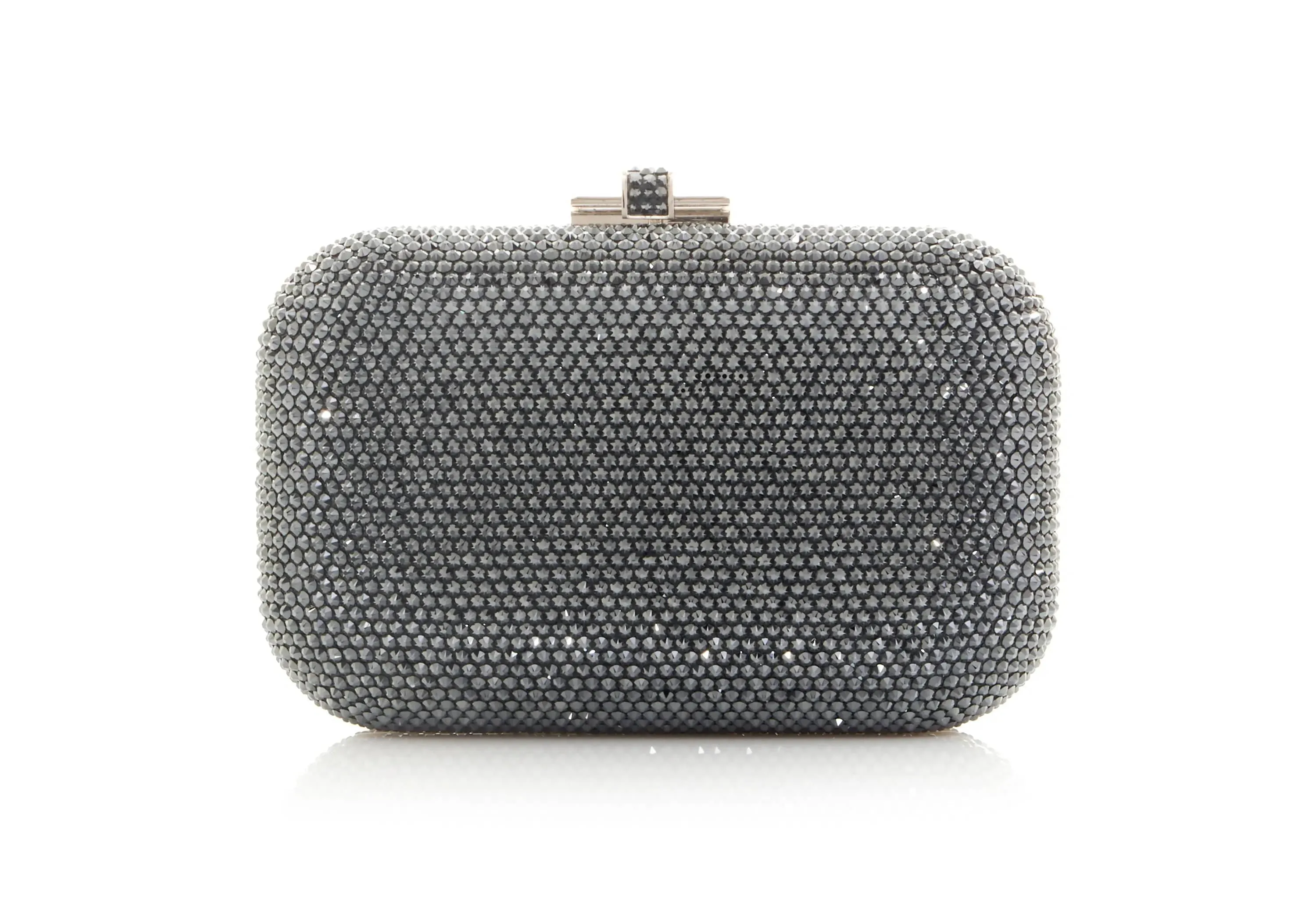 Slide Lock Gray sold by Judith Leiber