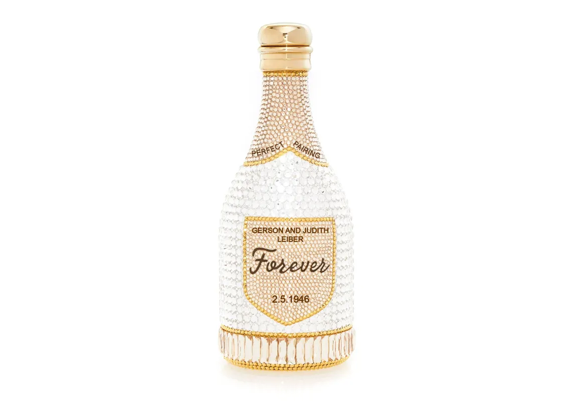 Bespoke Champagne Bottle Forever sold by Judith Leiber