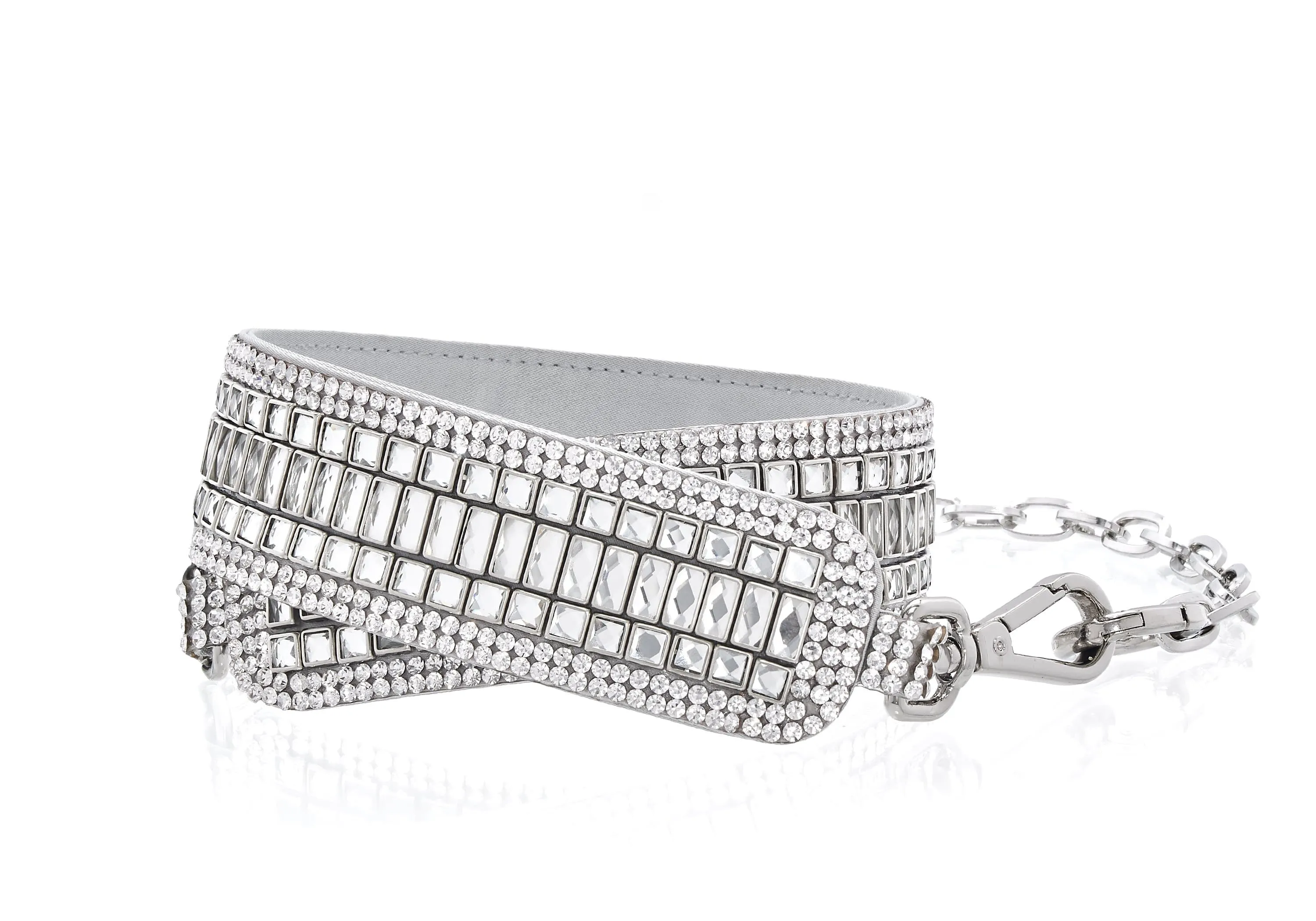 Baguette Deco Gems Belt Silver sold by Judith Leiber product image thumbnail 3