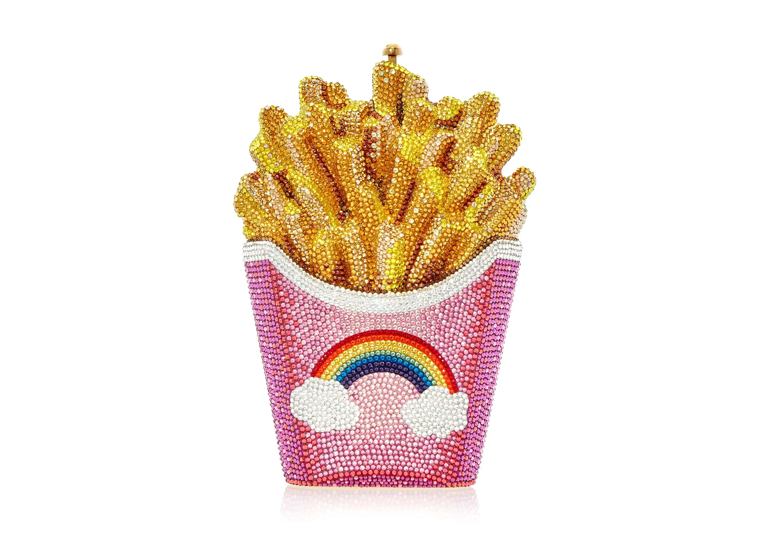 Designer Judith Leiber French Fries Rainbow Bag sold by Judith Leiber