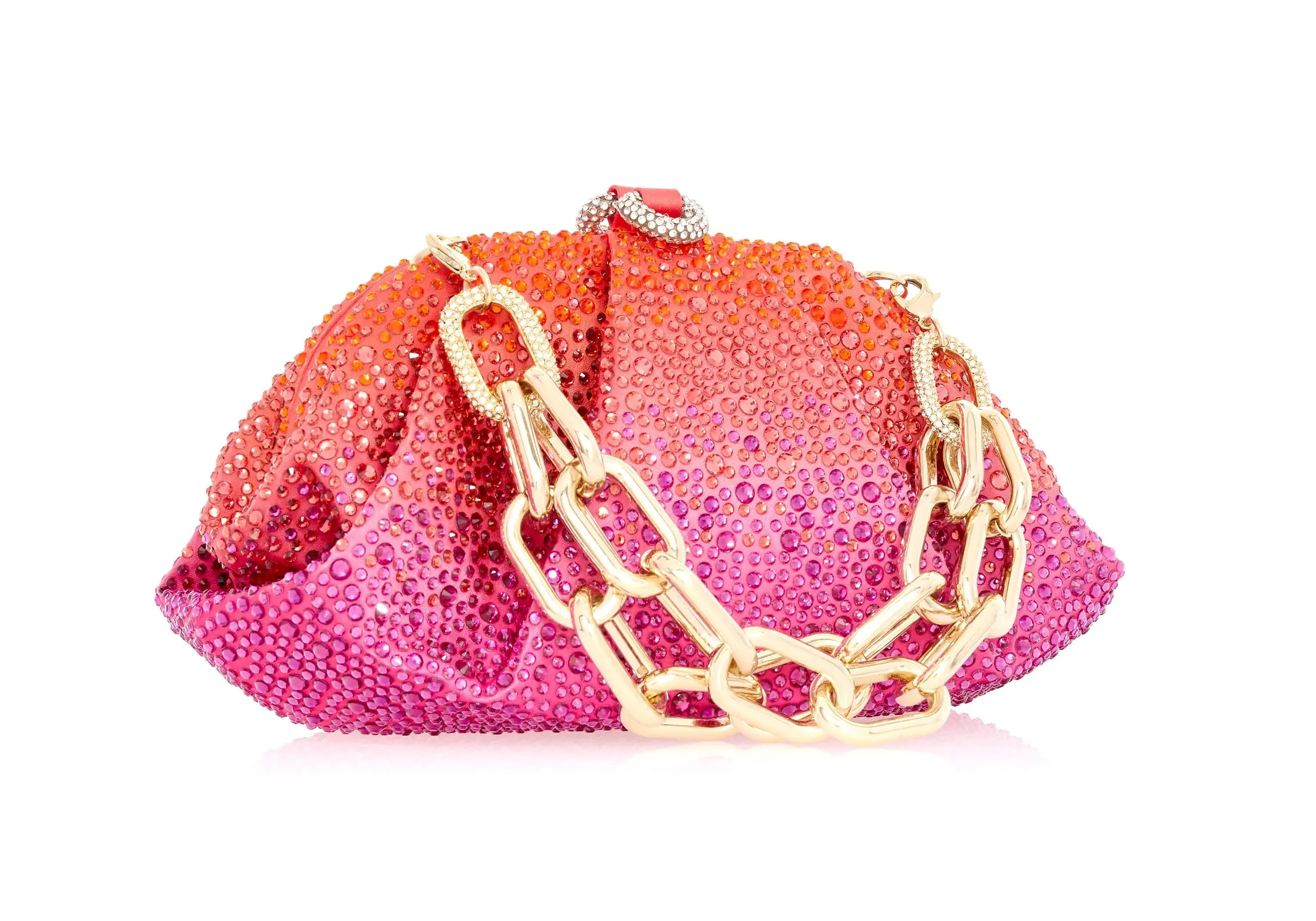 Gemma Crystal Caviar Gradient Flame sold by Judith Leiber product image thumbnail 5