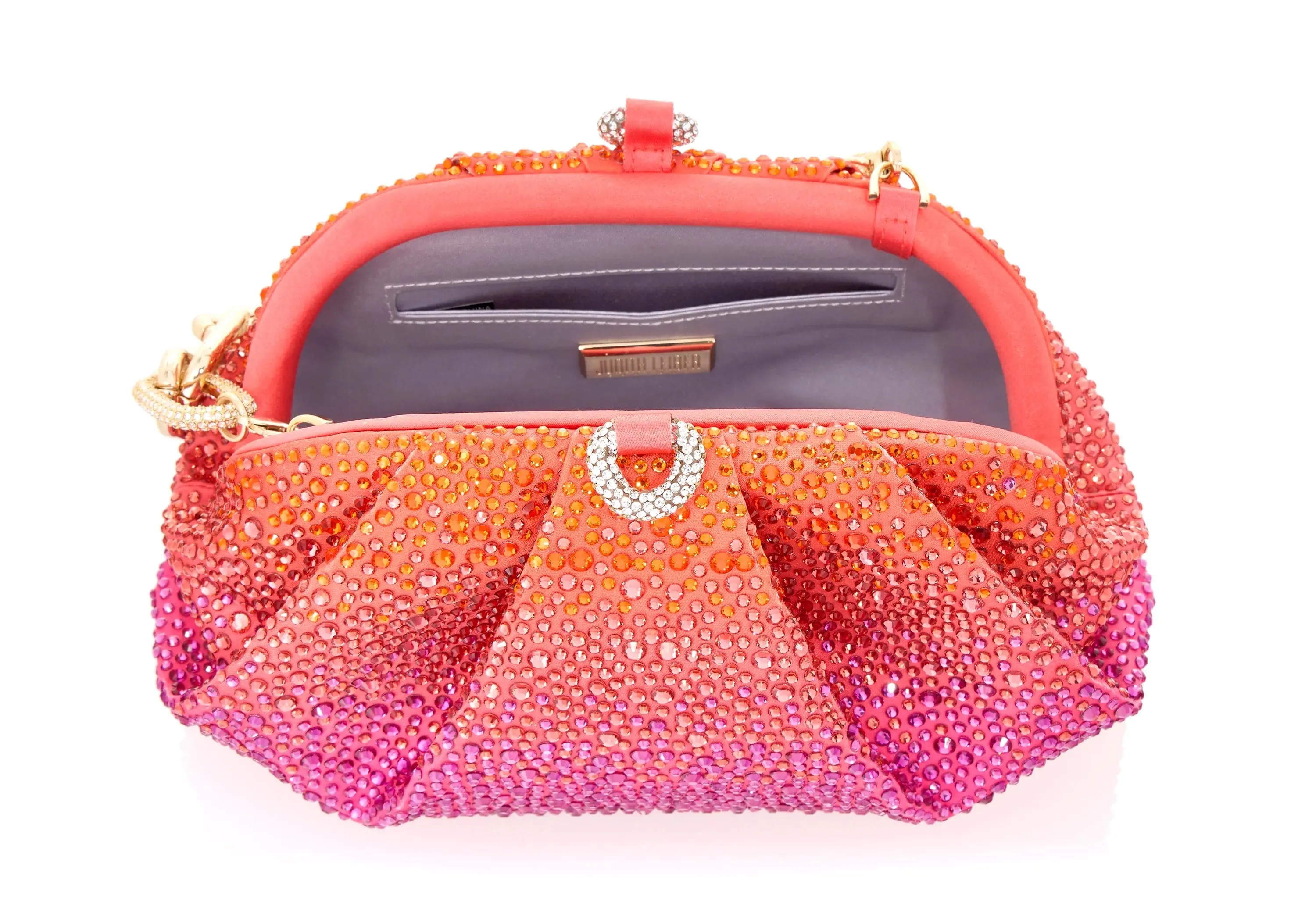 Gemma Crystal Caviar Gradient Flame sold by Judith Leiber product image thumbnail 3