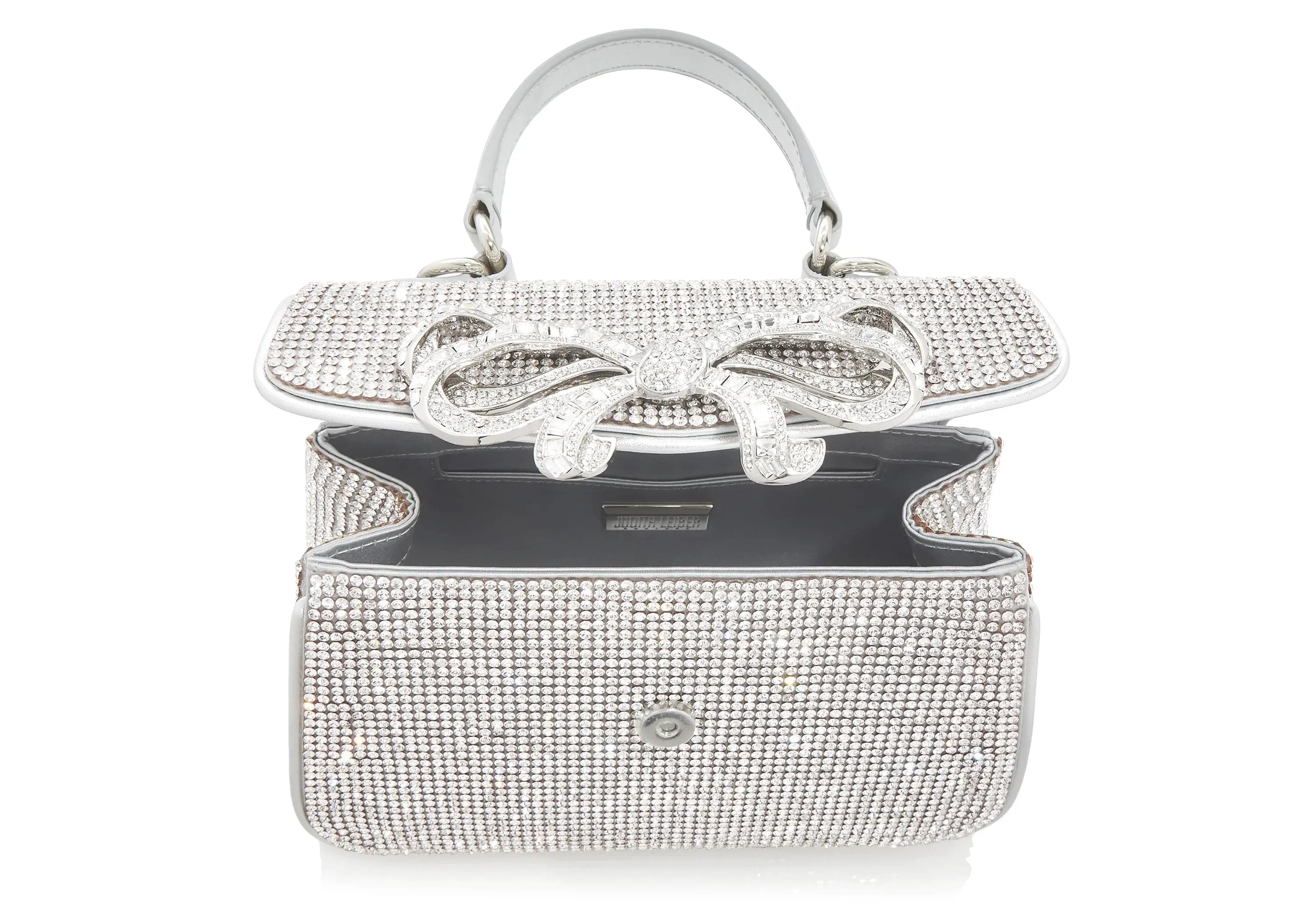 Crystal Bow Top Handle Silver sold by Judith Leiber product image thumbnail 3