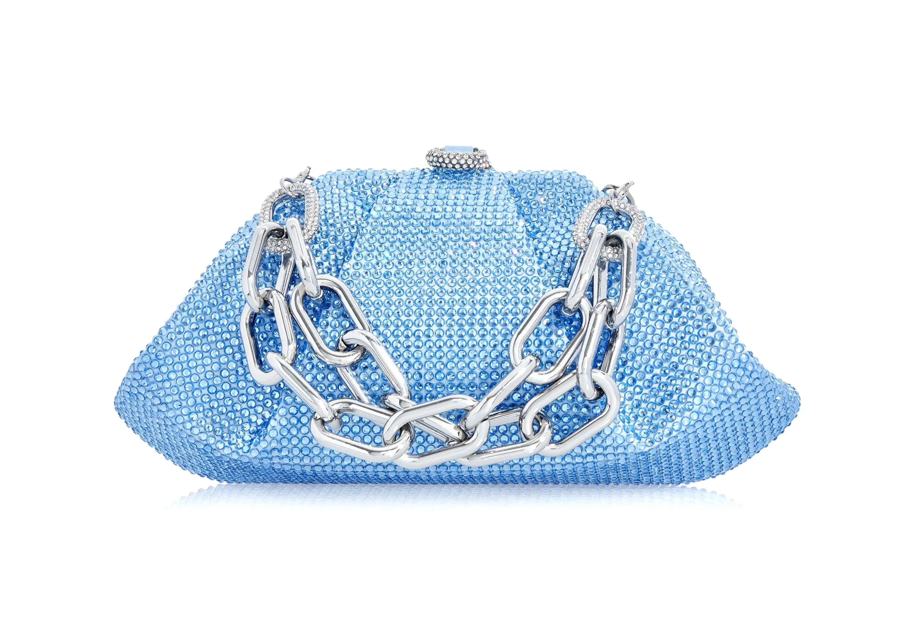 Gemma Crystal Blue sold by Judith Leiber