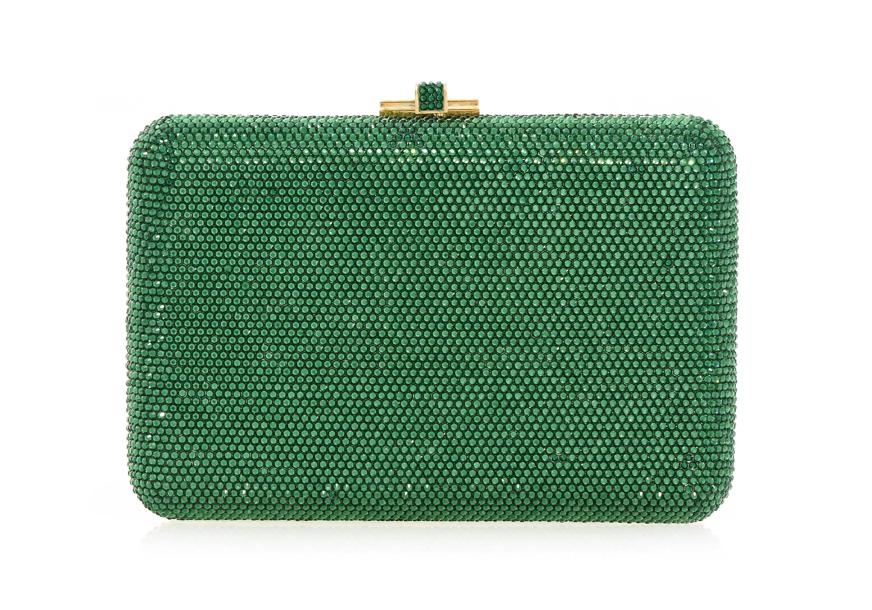 Slim Slide Green Designer Bag sold by Judith Leiber