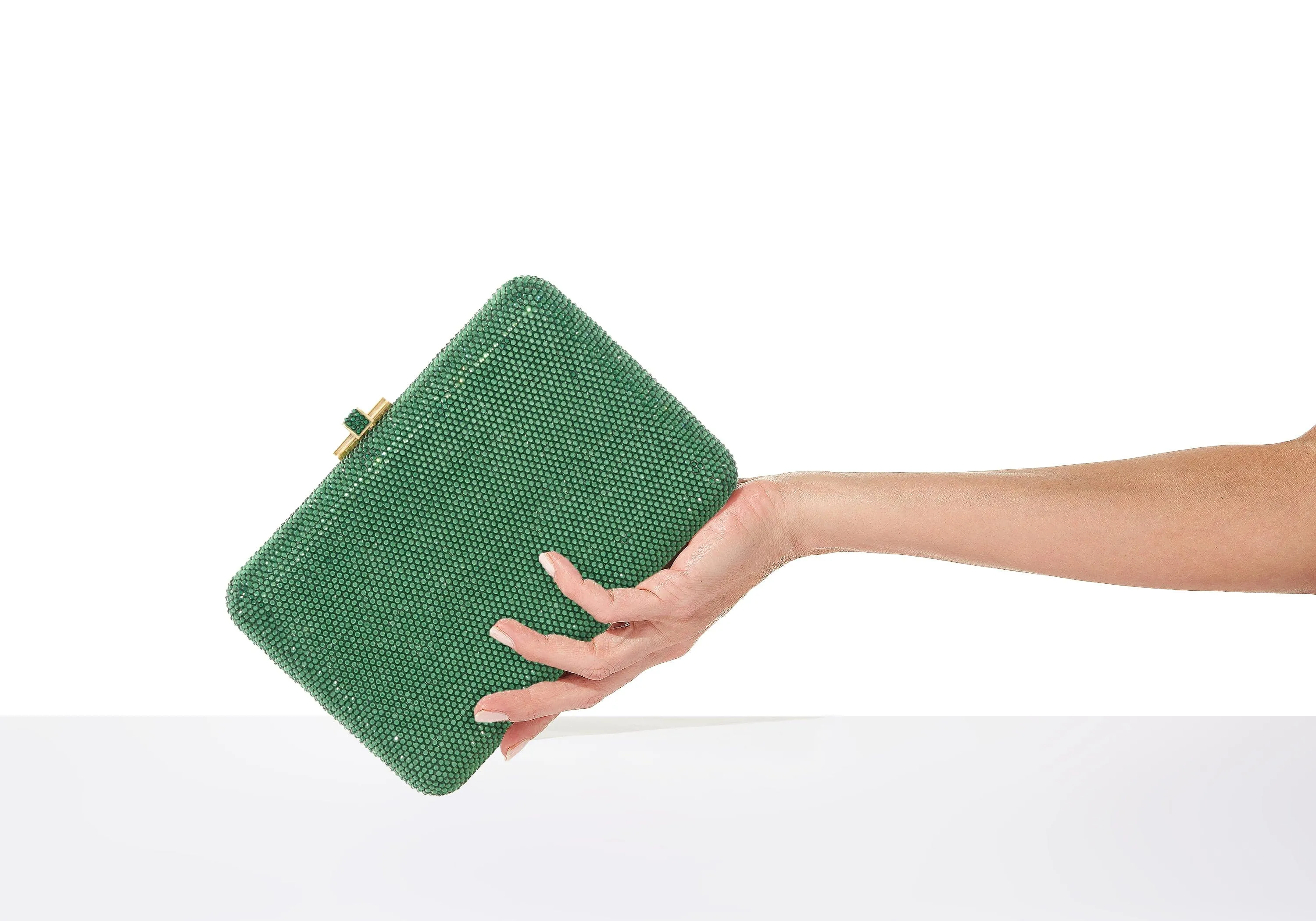 Slim Slide Green Designer Bag sold by Judith Leiber product image thumbnail 2