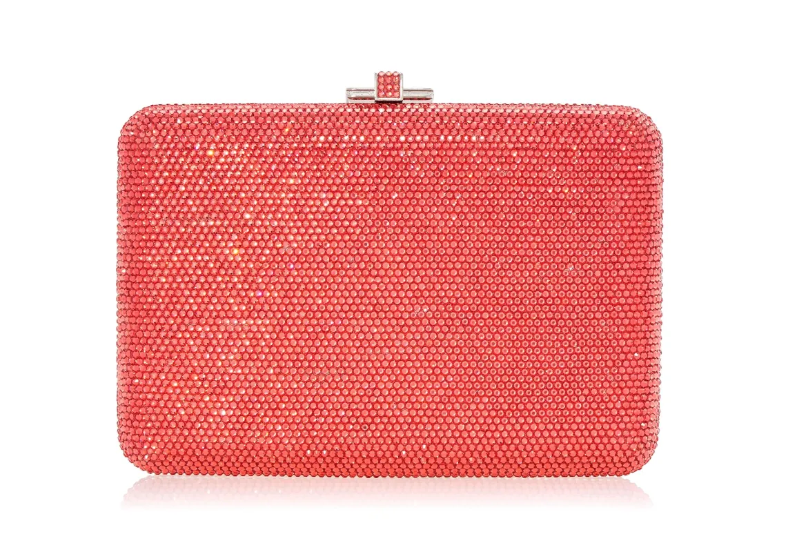 Slim Slide Coral sold by Judith Leiber