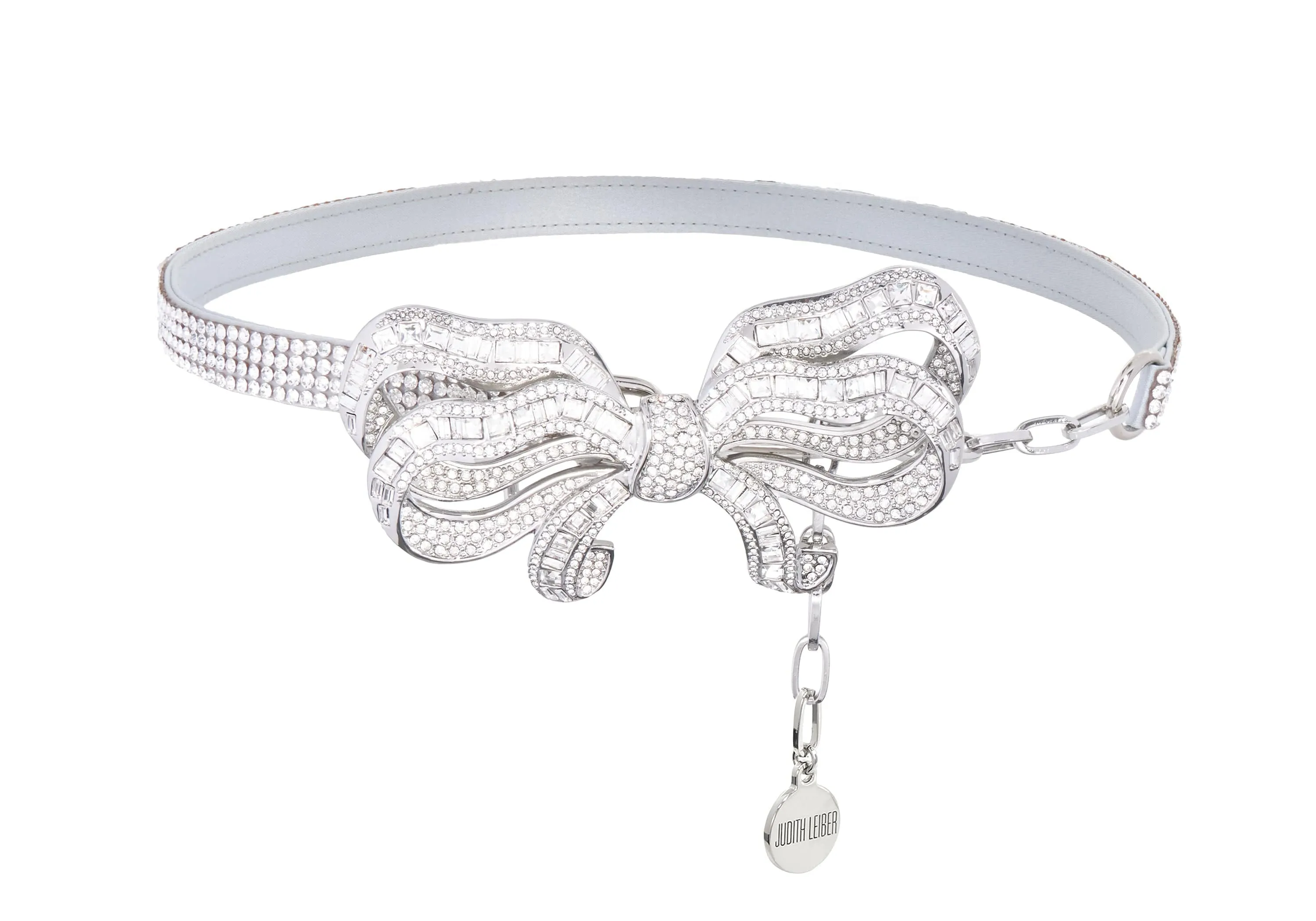 Bow Baguette Belt Silver sold by Judith Leiber product image thumbnail 2