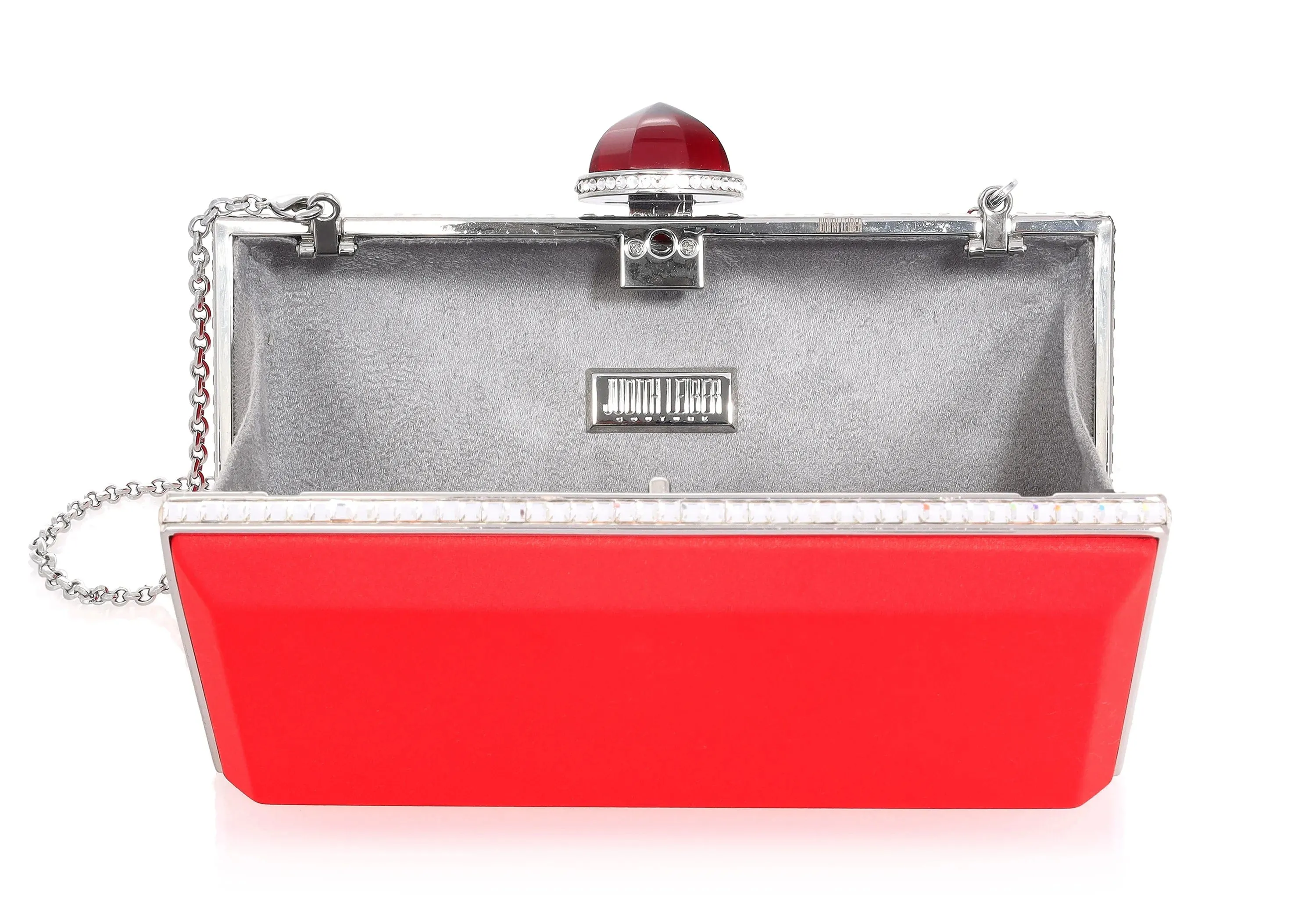 Skylar Satin Crimson sold by Judith Leiber product image thumbnail 3